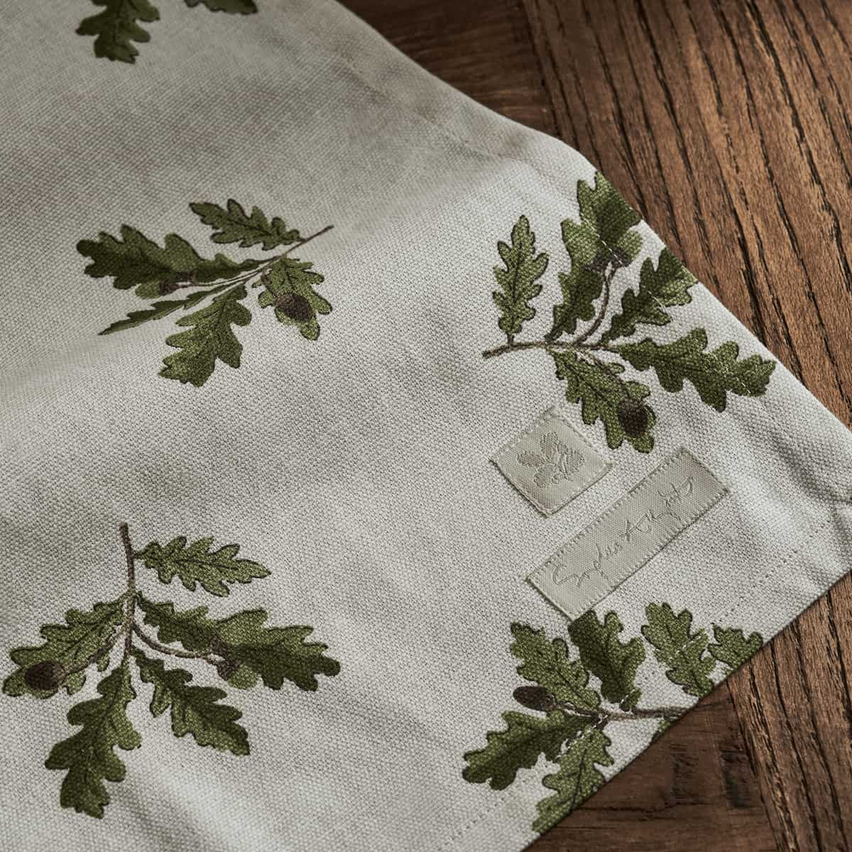 Swedish Kitchen Towels - Oak Leaf - Green