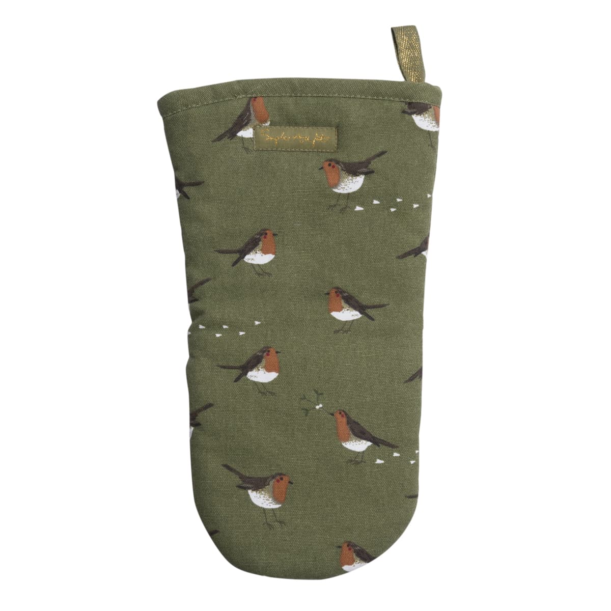 Double Oven Mitt - Red Robins