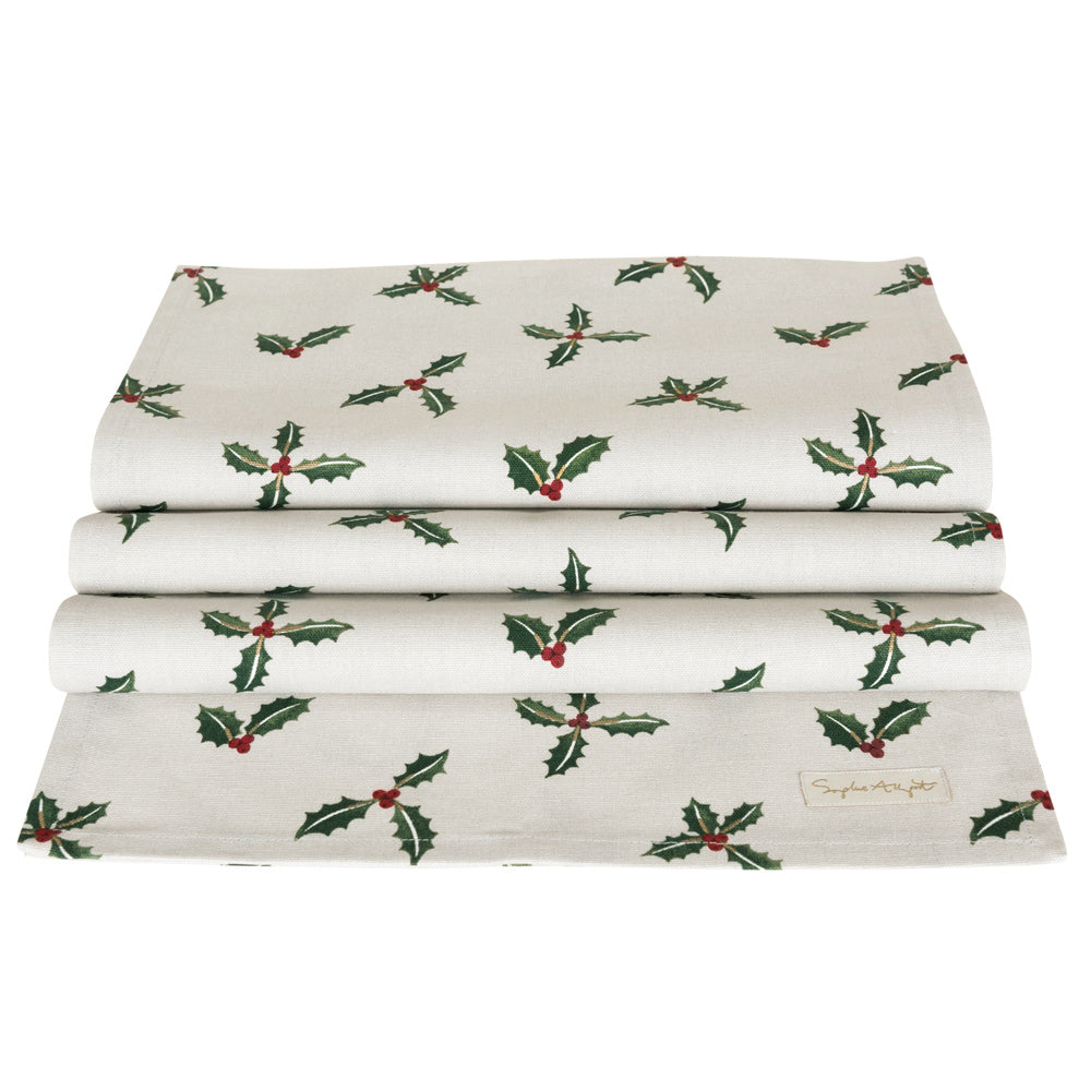 Quilted Holiday Holly Table cheapest Runner 12