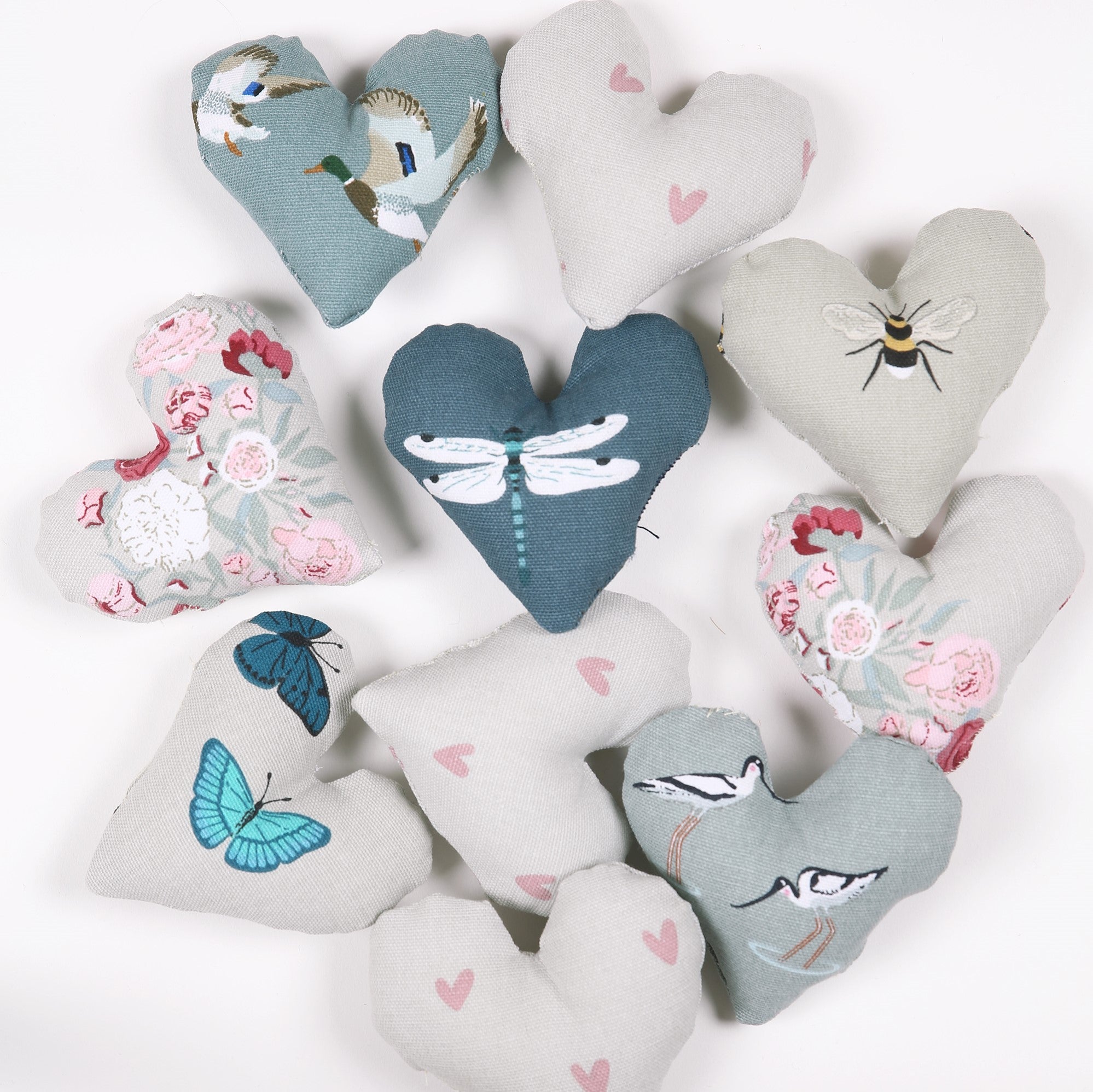 Make it from scratch with Sophie Allport fabric. Make DIY hearts