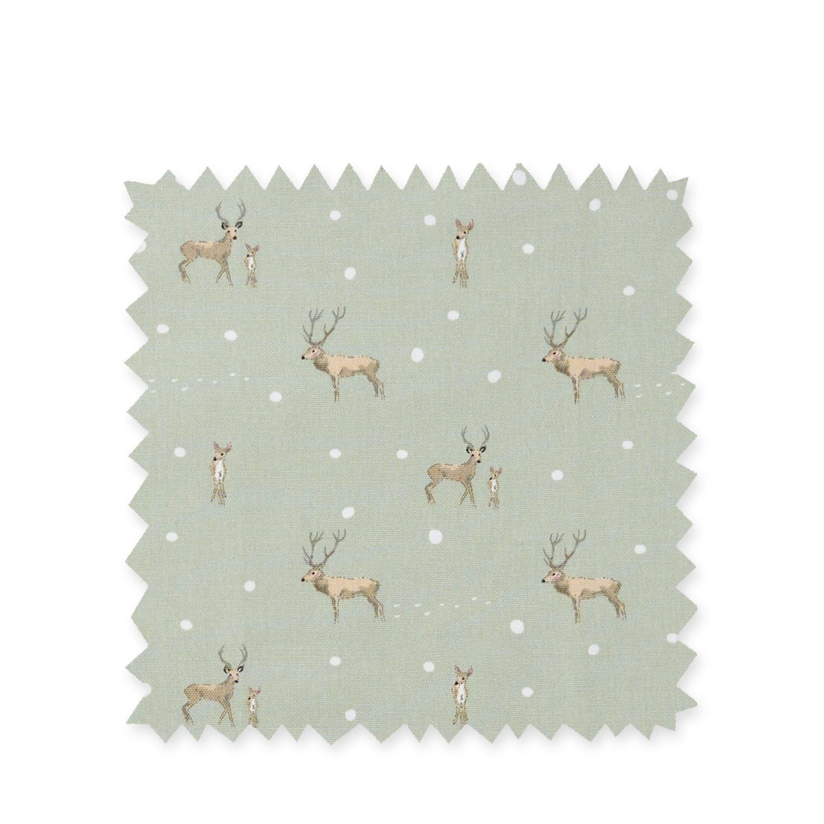 Christmas Stags Fabric Sample