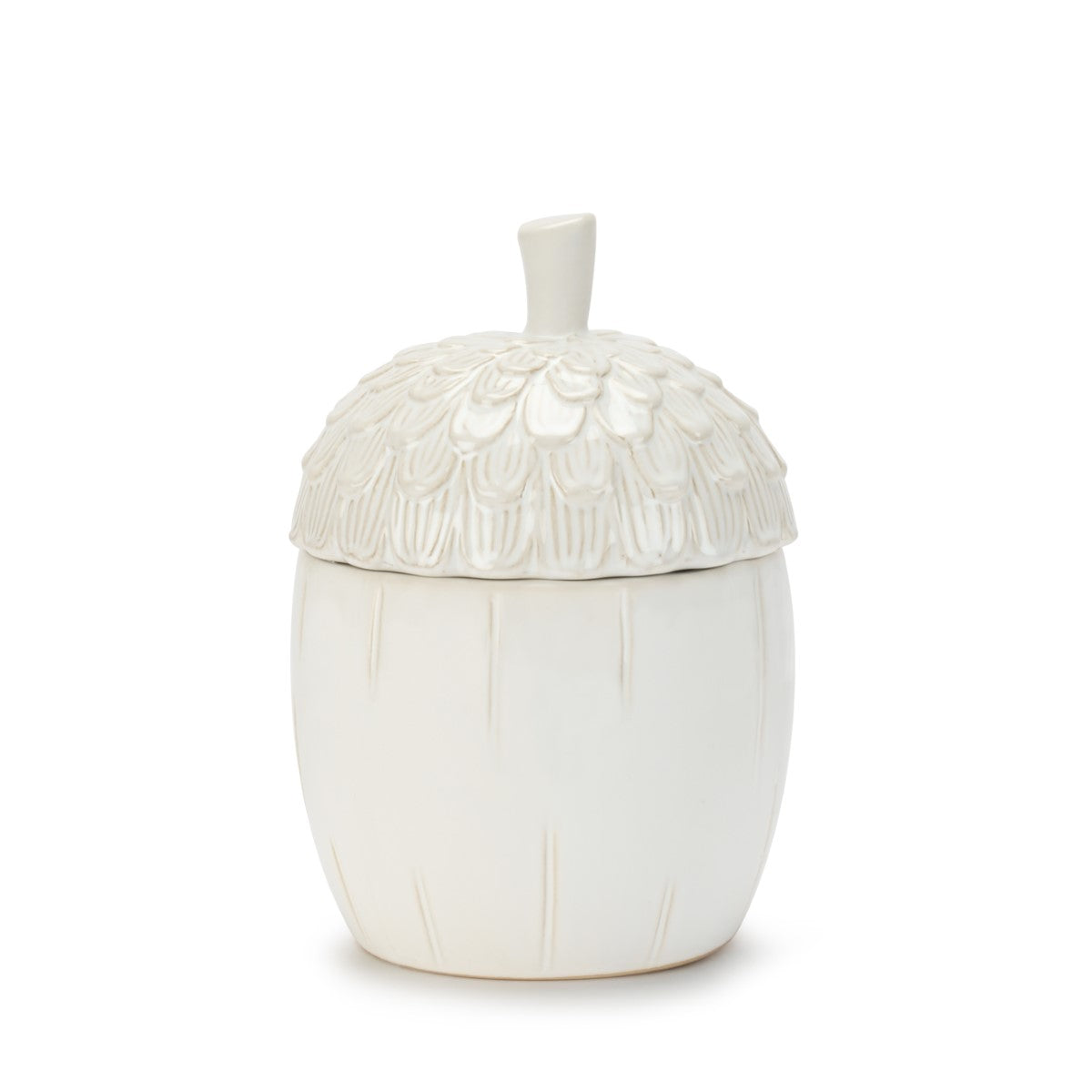 Ceramic Acorn Storage Jar