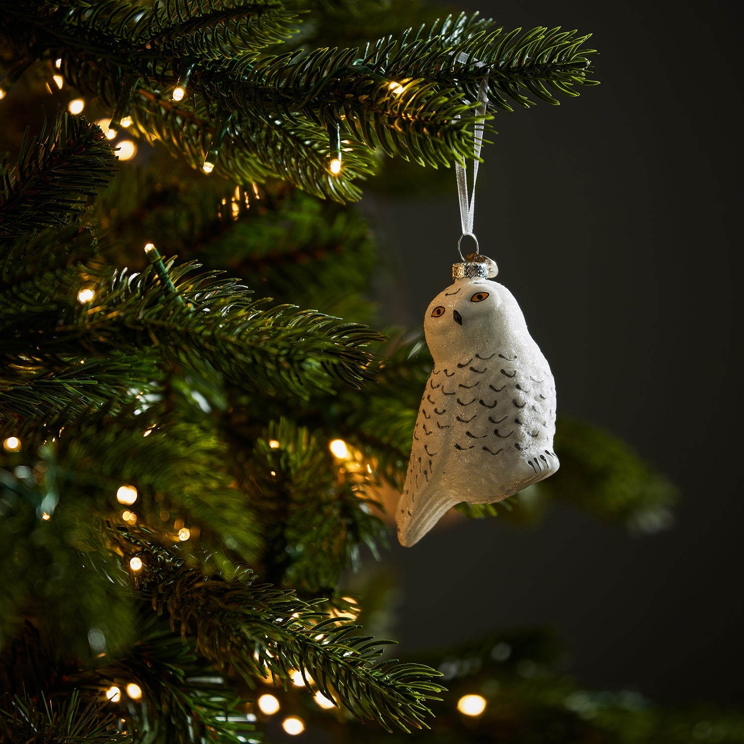 Snowy Owl Christmas Bauble by Sophie Allport