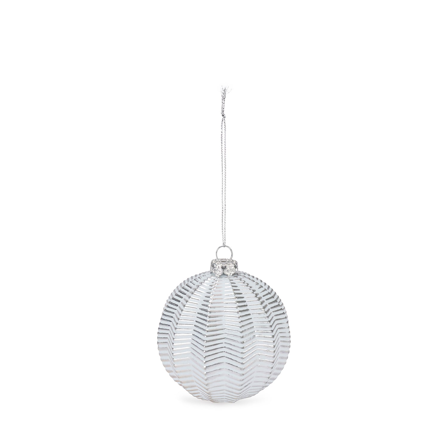 Distressed Textured Bauble by Sophie Allport