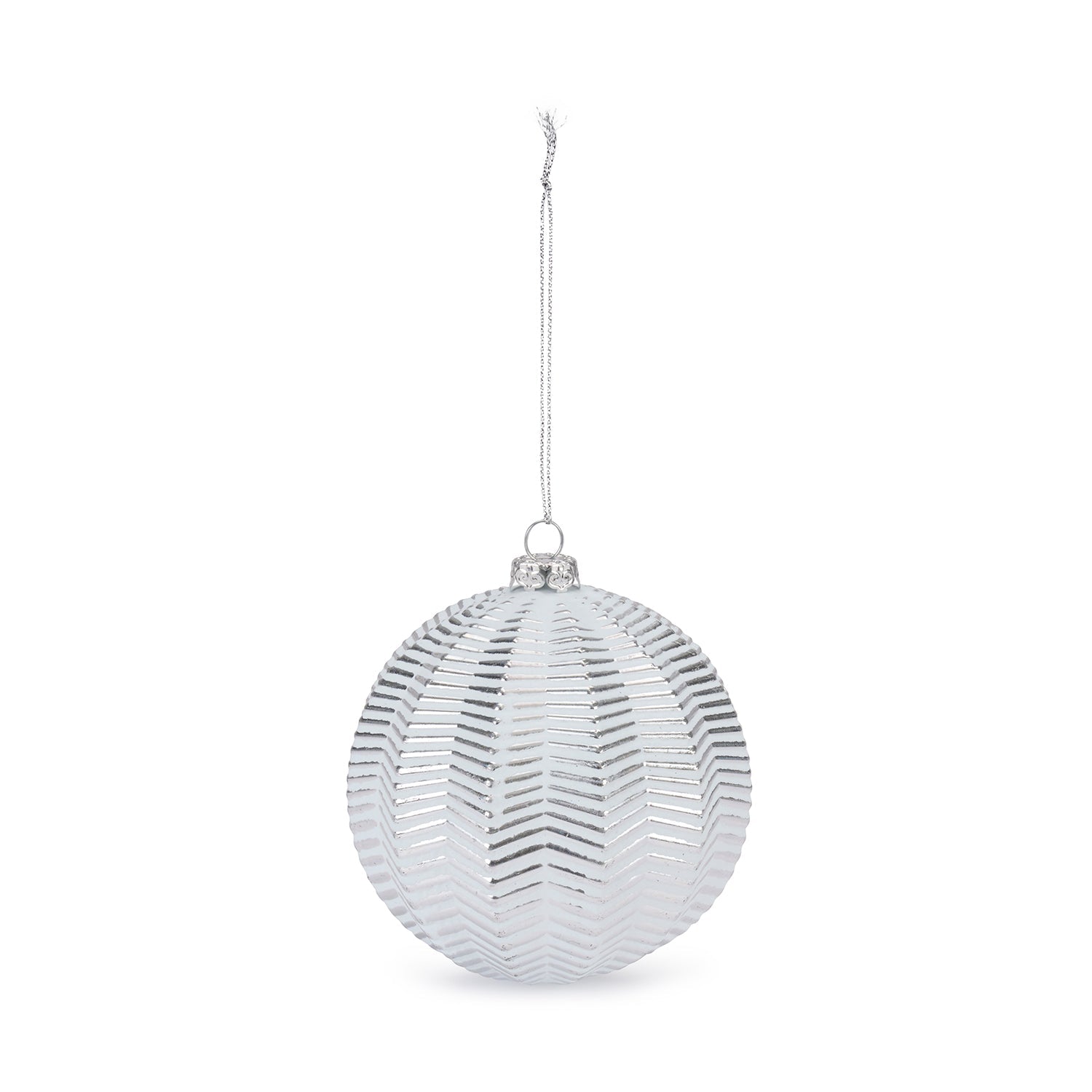 Distressed Textured Bauble by Sophie Allport