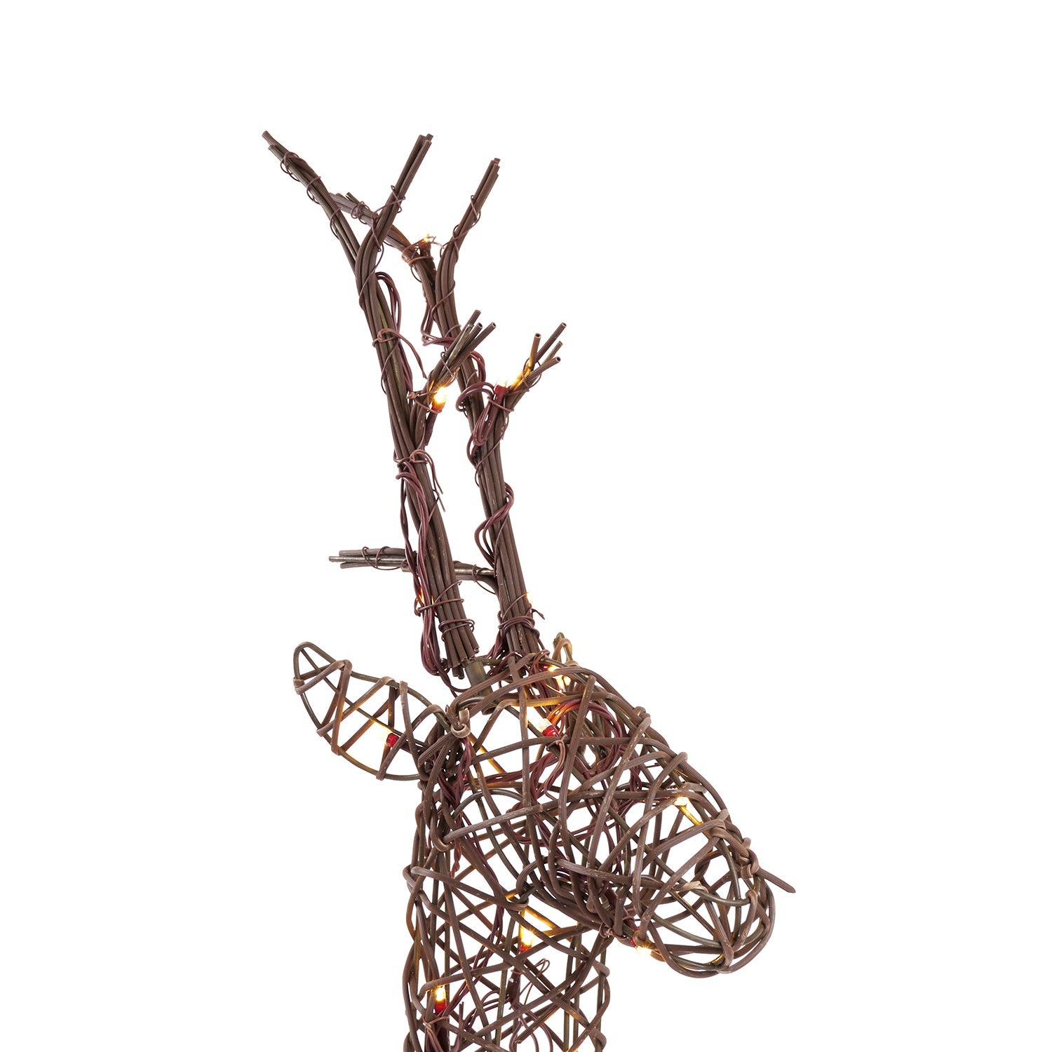 Wicker Light Up Stag by Sophie Allport