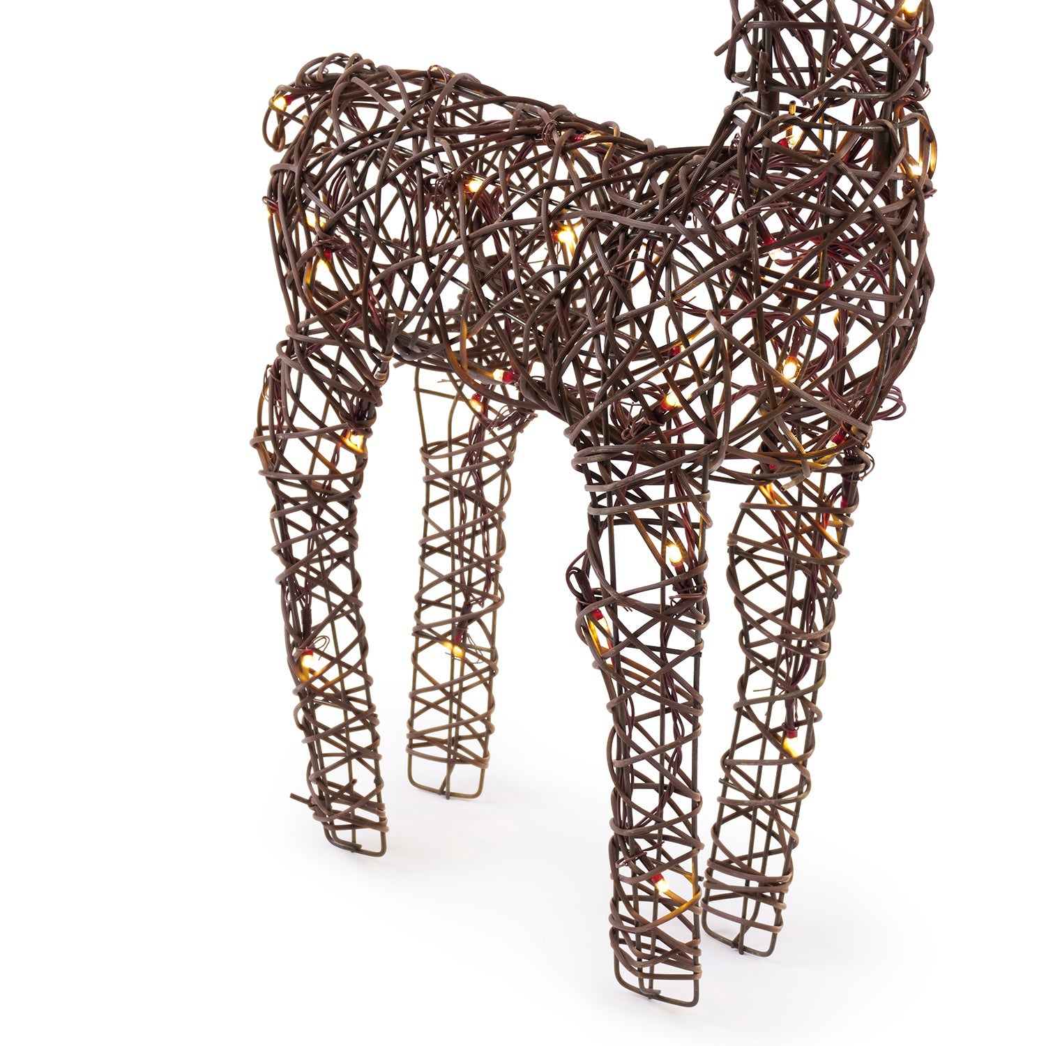 Wicker Light Up Stag by Sophie Allport