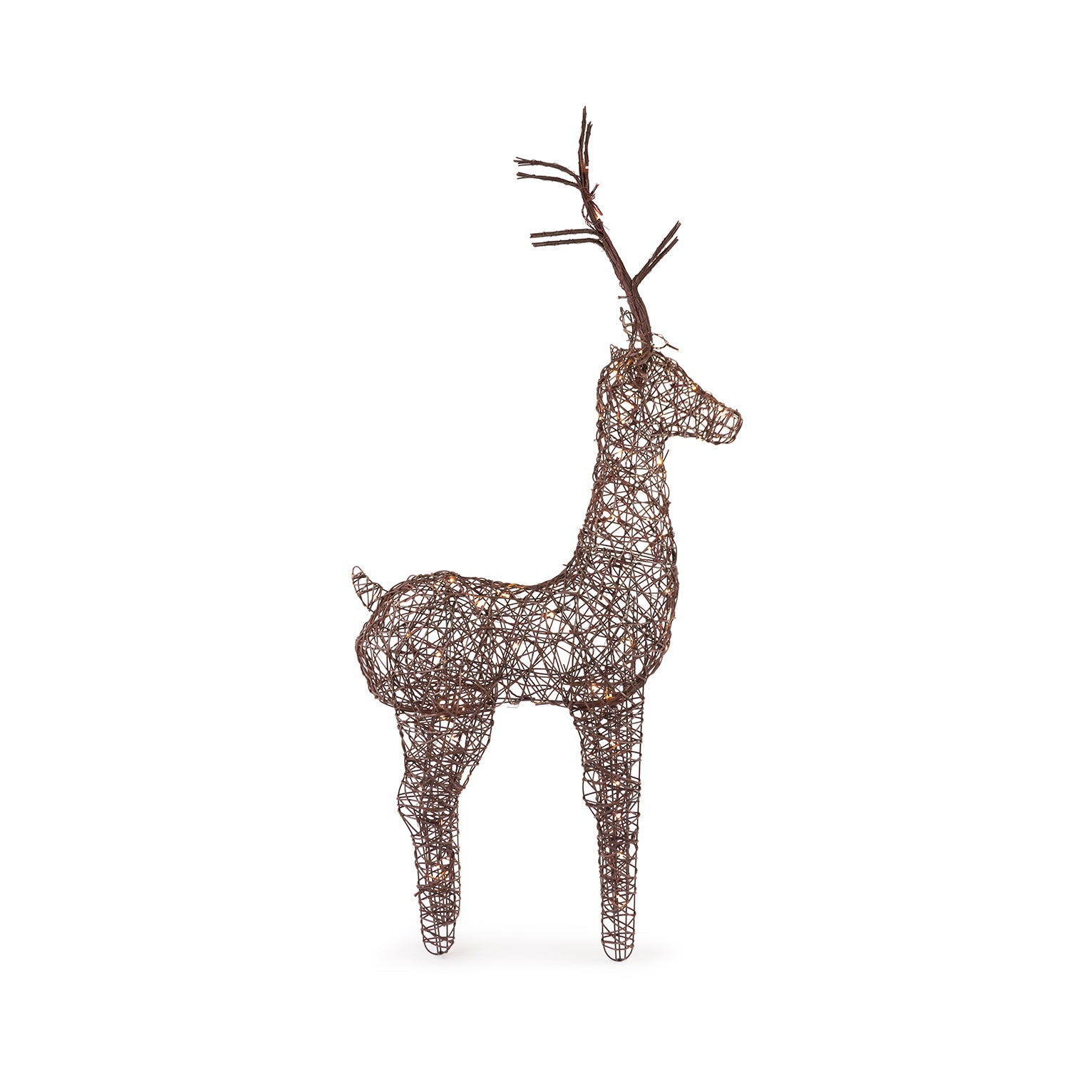 Wicker Light Up Stag by Sophie Allport