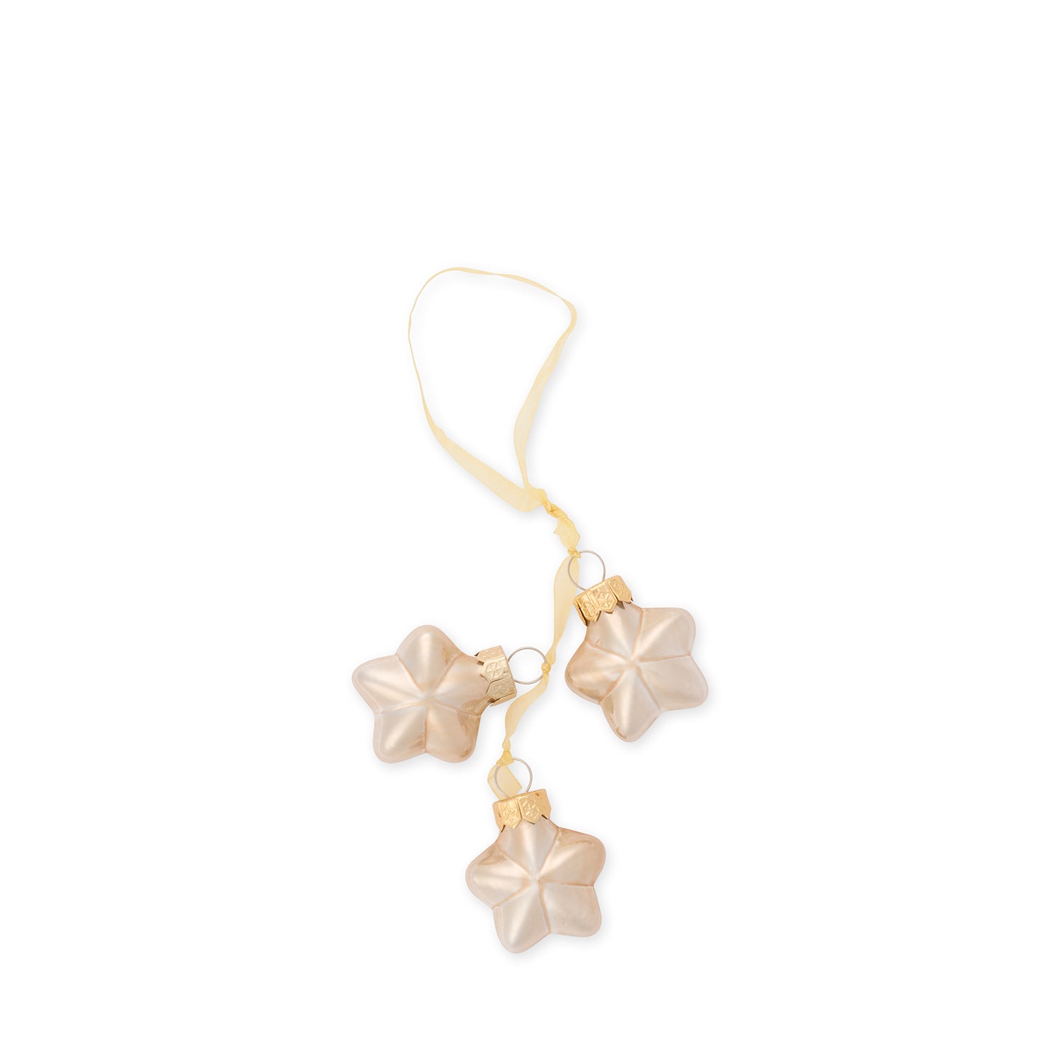 Star Glass Baubles (Set of 3) by Sophie Allport