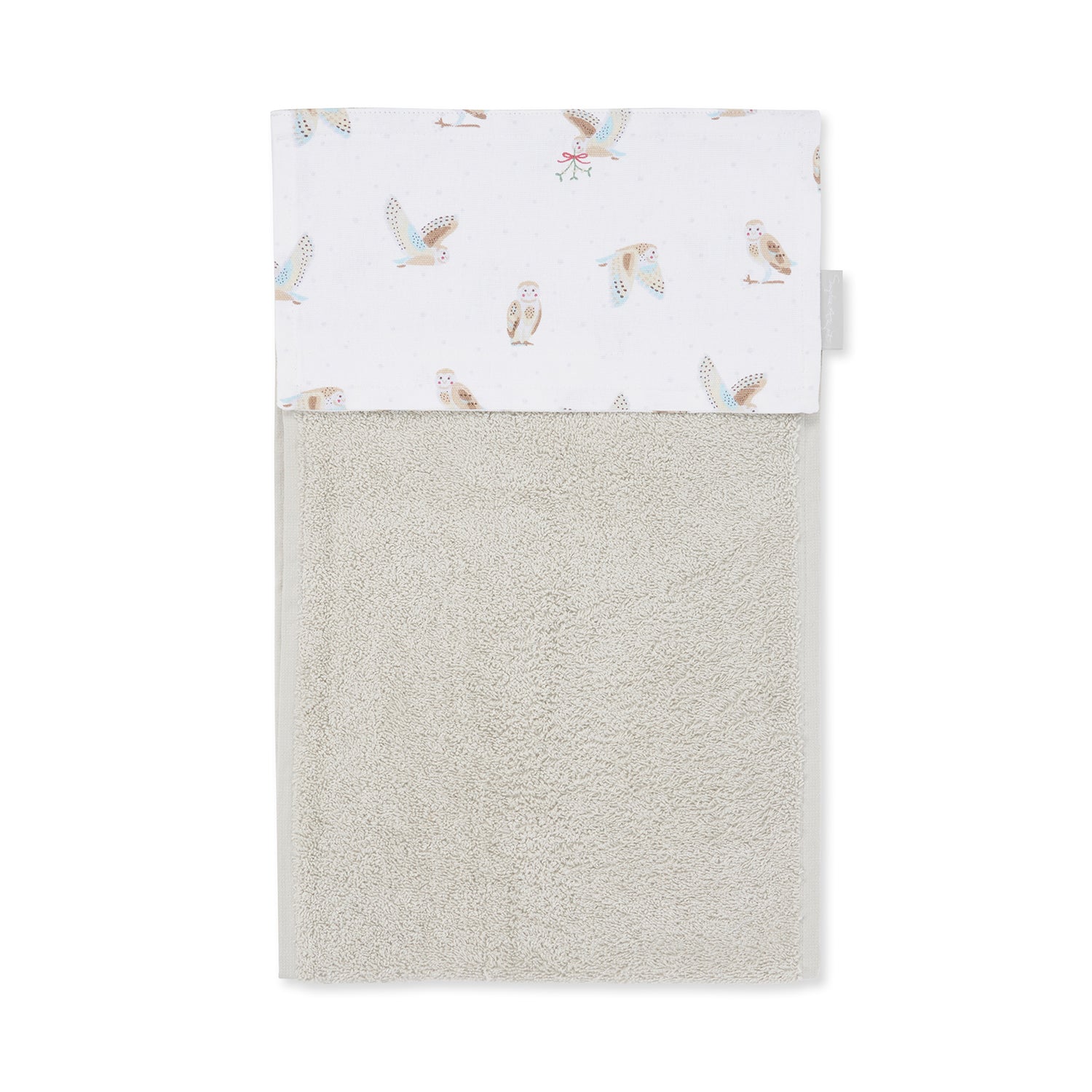 Snowy Owls Roller Hand Towel by Sophie Allport