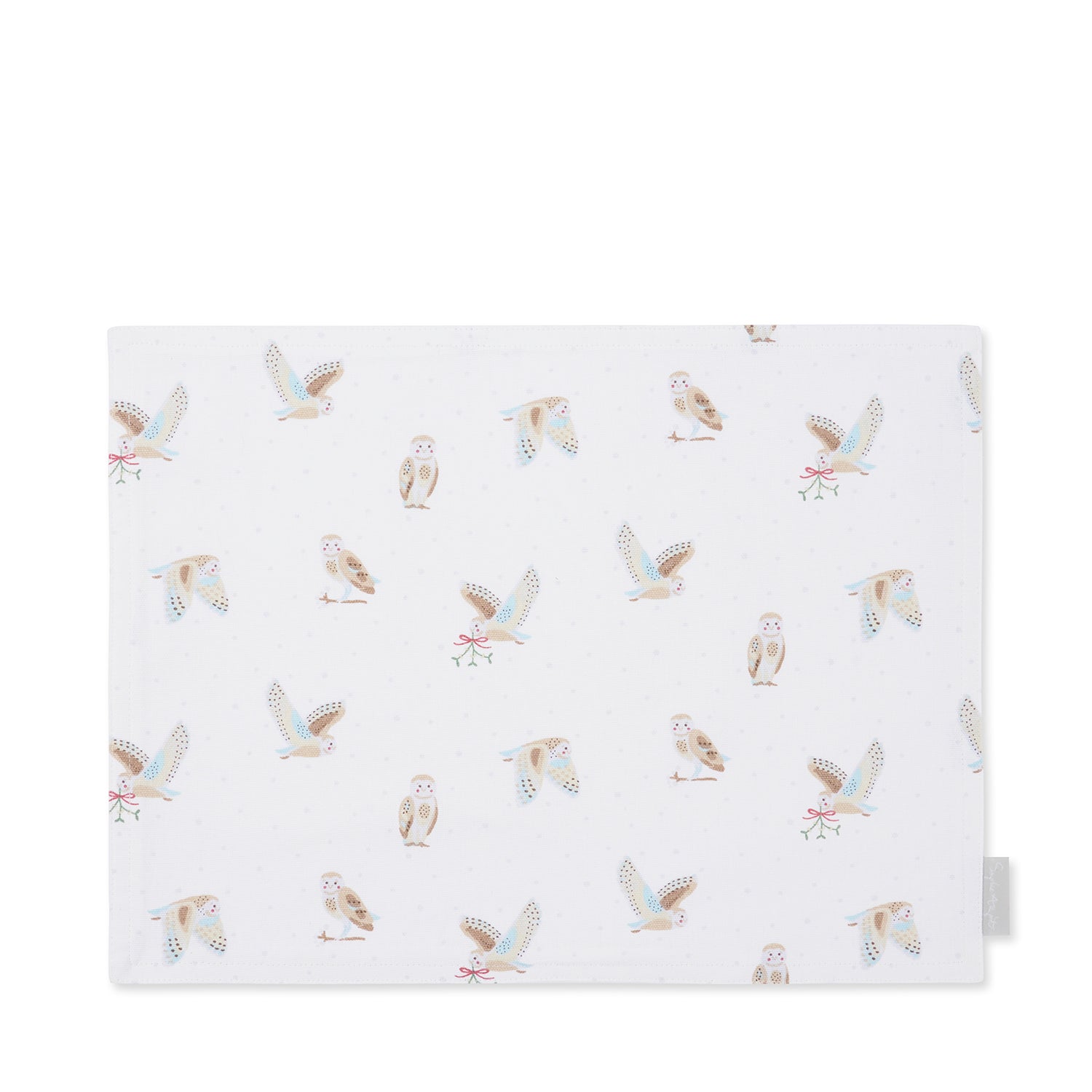 Snowy Owls Washable Placemats (Set of 2) by Sophie Allport