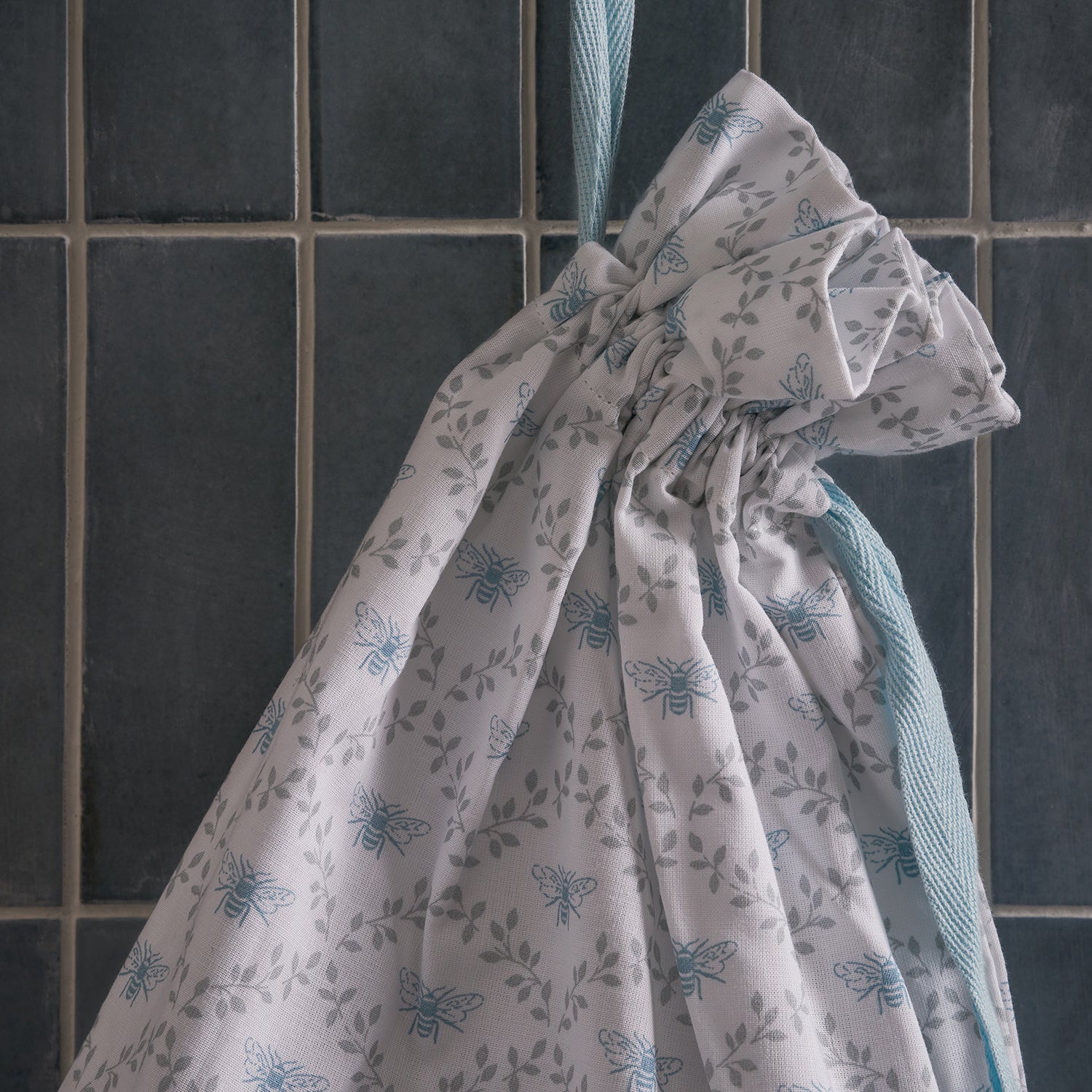 Bees & Leaves Laundry Bag by Sophie Allport