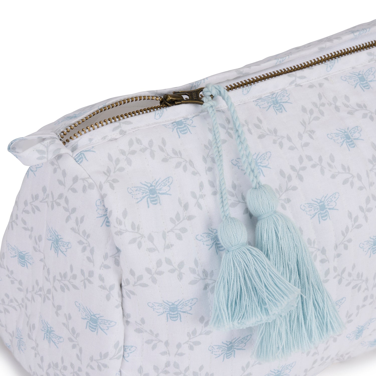 Bees & Leaves Cotton Wash Bag