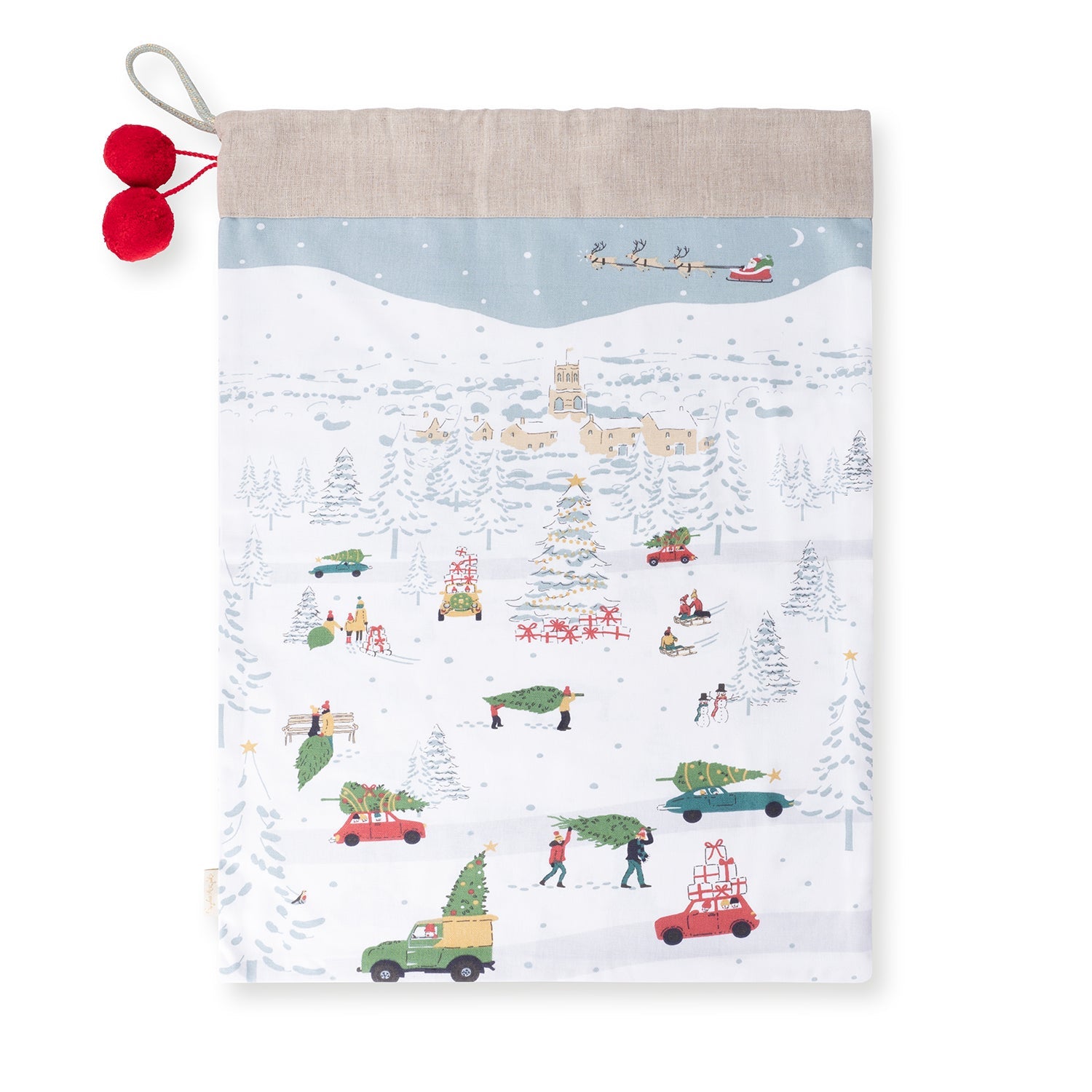 Home For Christmas Sack by Sophie Allport