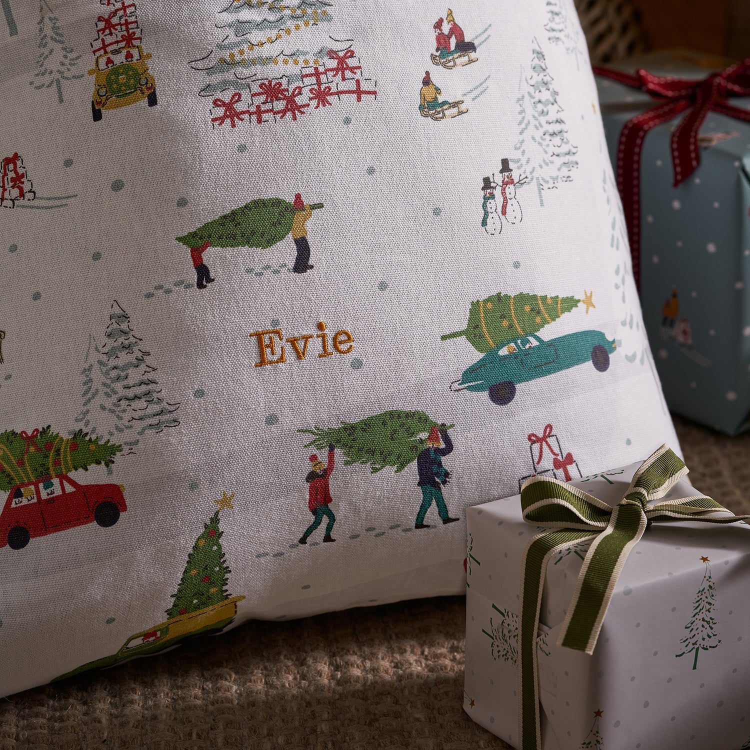 Home For Christmas Sack by Sophie Allport