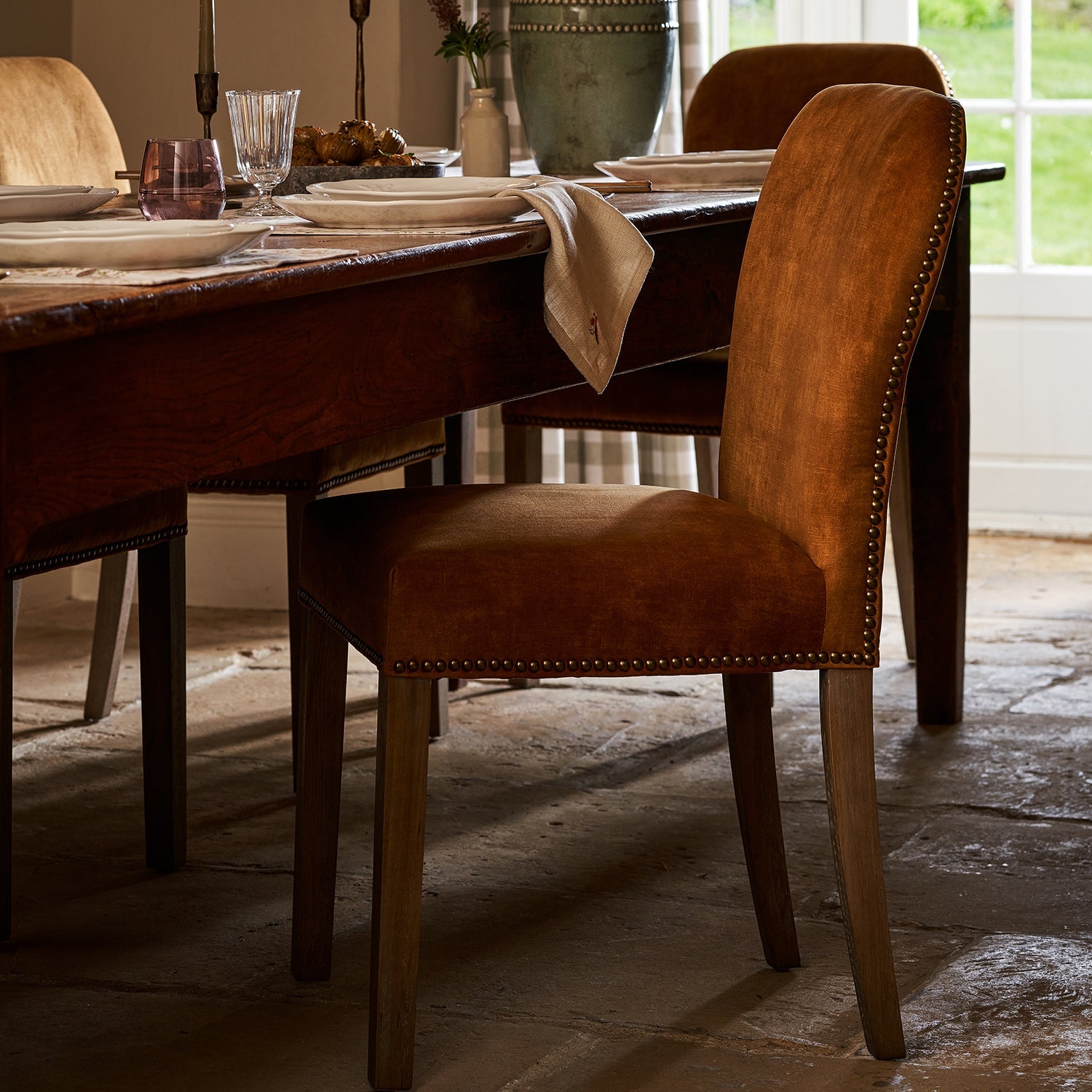 Rutland Dining Chair - Rust by Sophie Allport