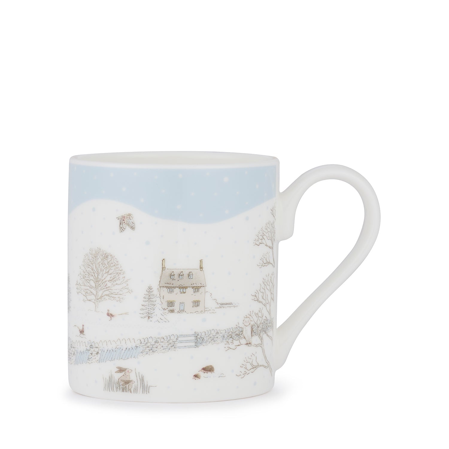 Snowy Cottage Mug by Sophie Allport