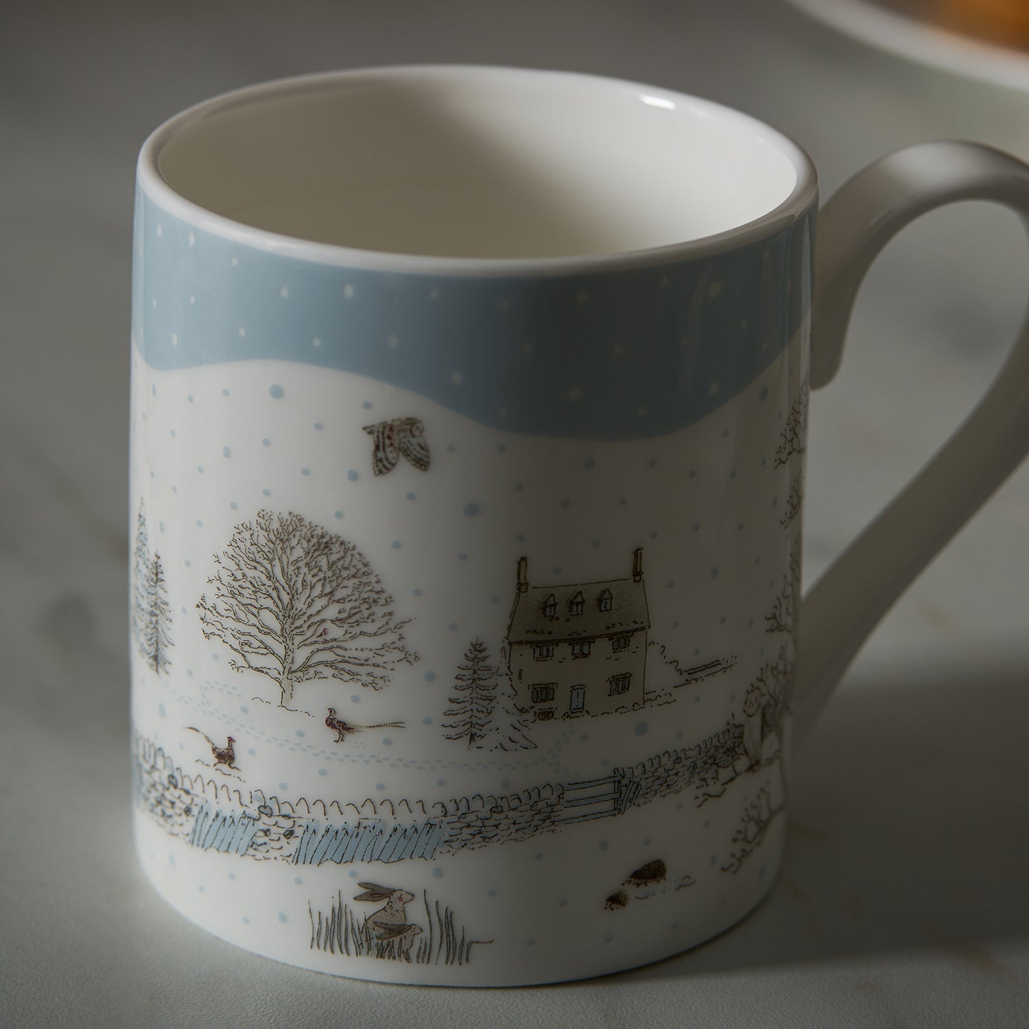 Snowy Cottage Mug by Sophie Allport