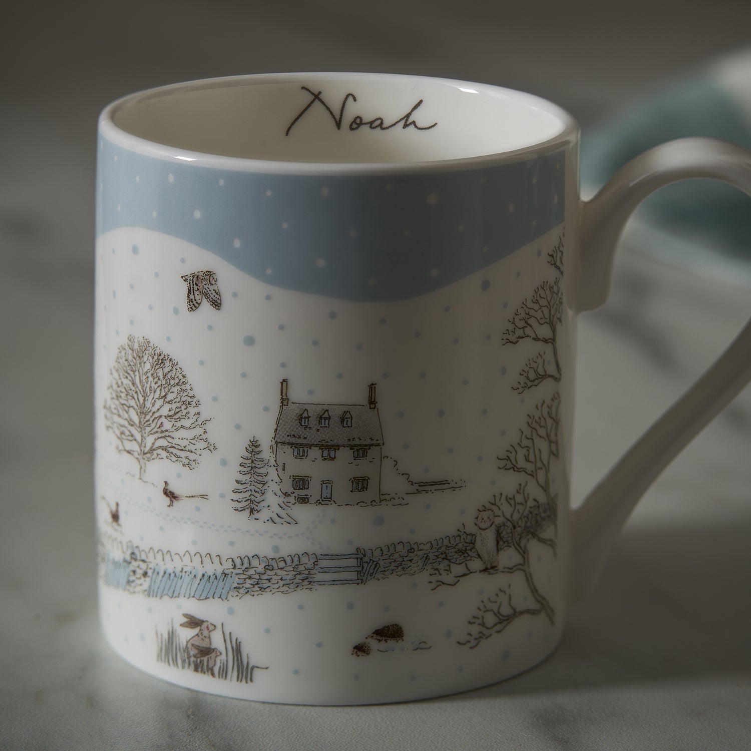 Snowy Cottage Mug by Sophie Allport