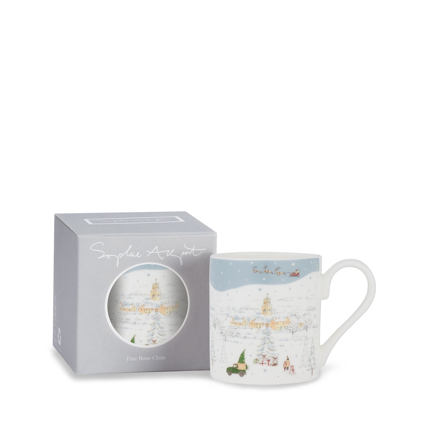 Home for Christmas Scene Mug by Sophie Allport