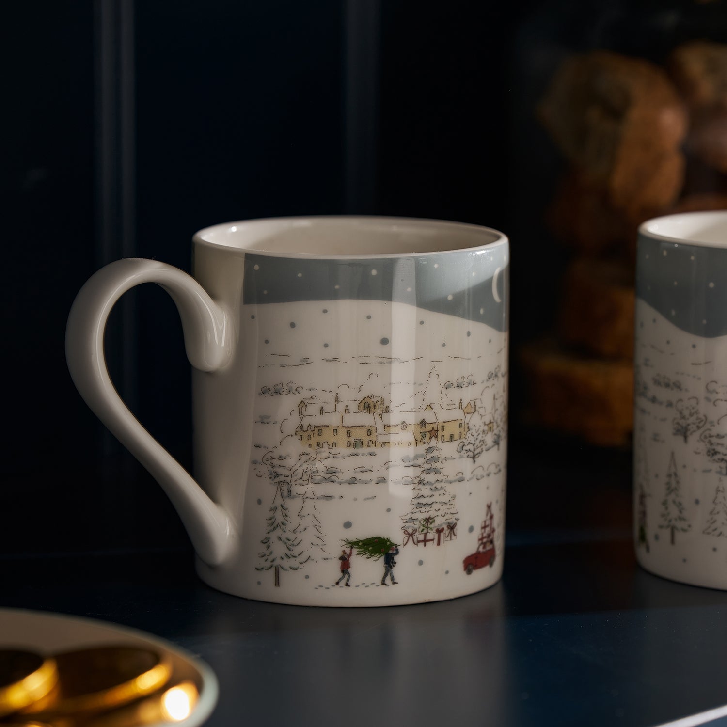 Home for Christmas Scene Mug by Sophie Allport