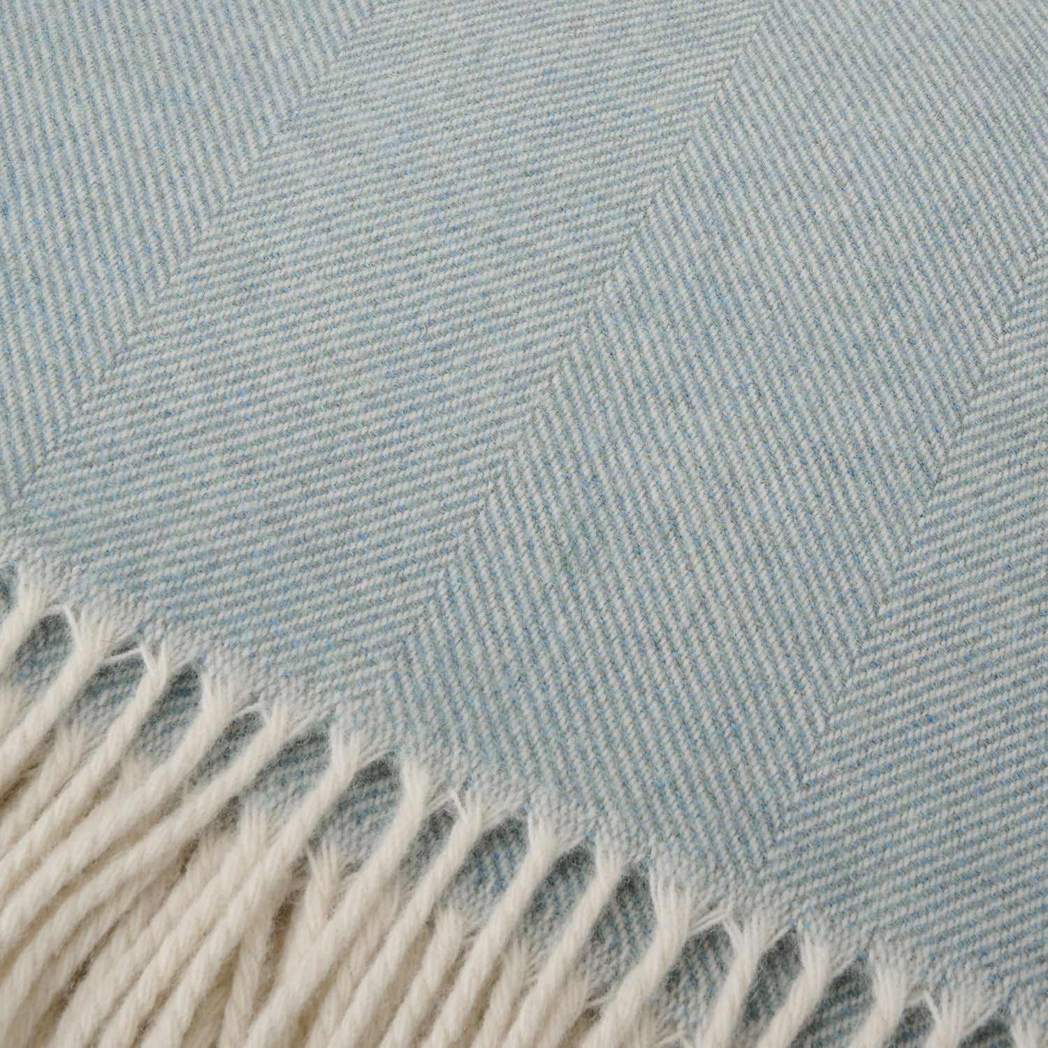 Sophie Allport's Blue Lambswool Throw 