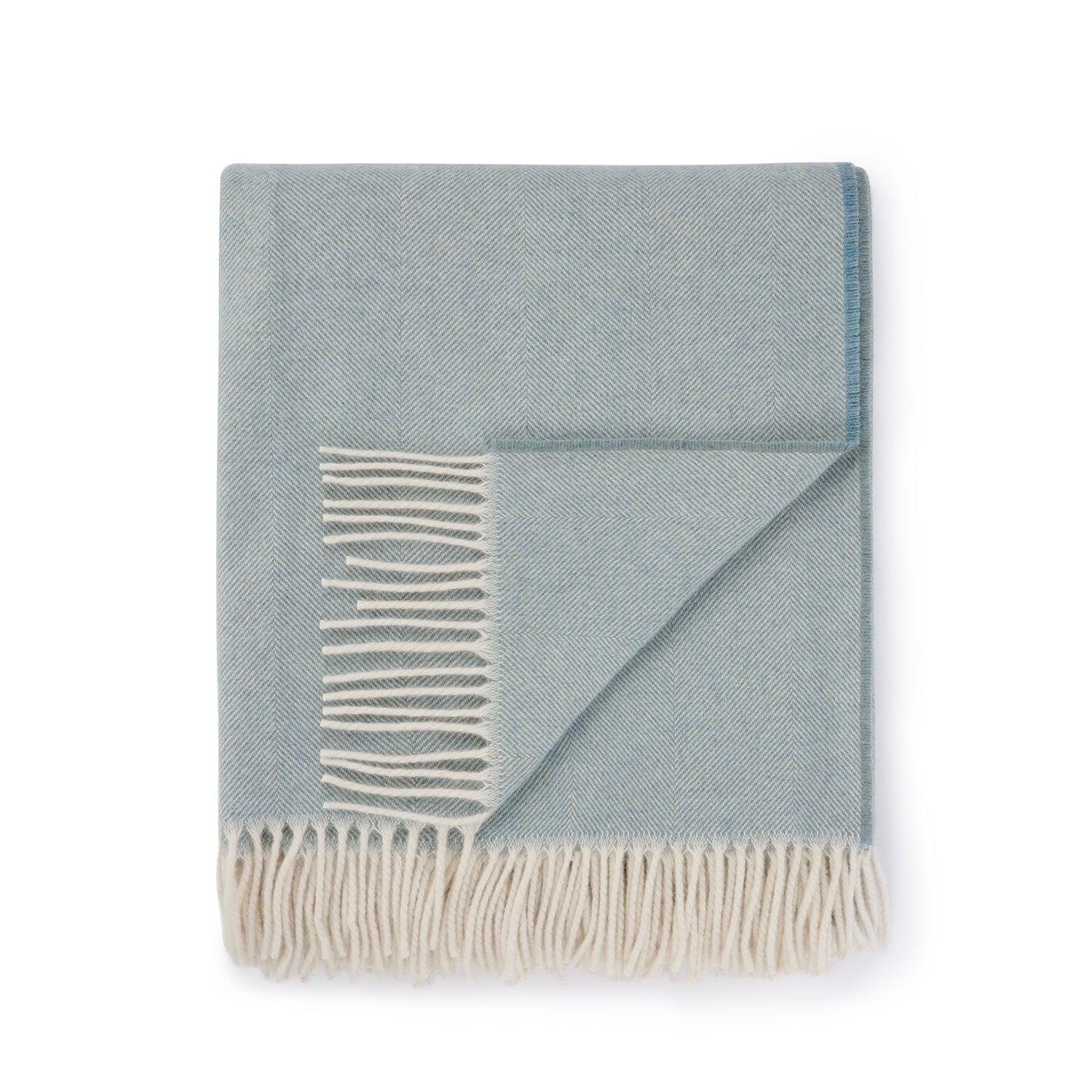 Sophie Allport's Blue Lambswool Throw 