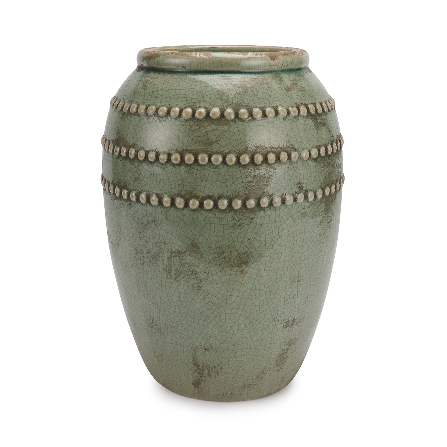 Ceramic Beaded Vase by Sophie Allport