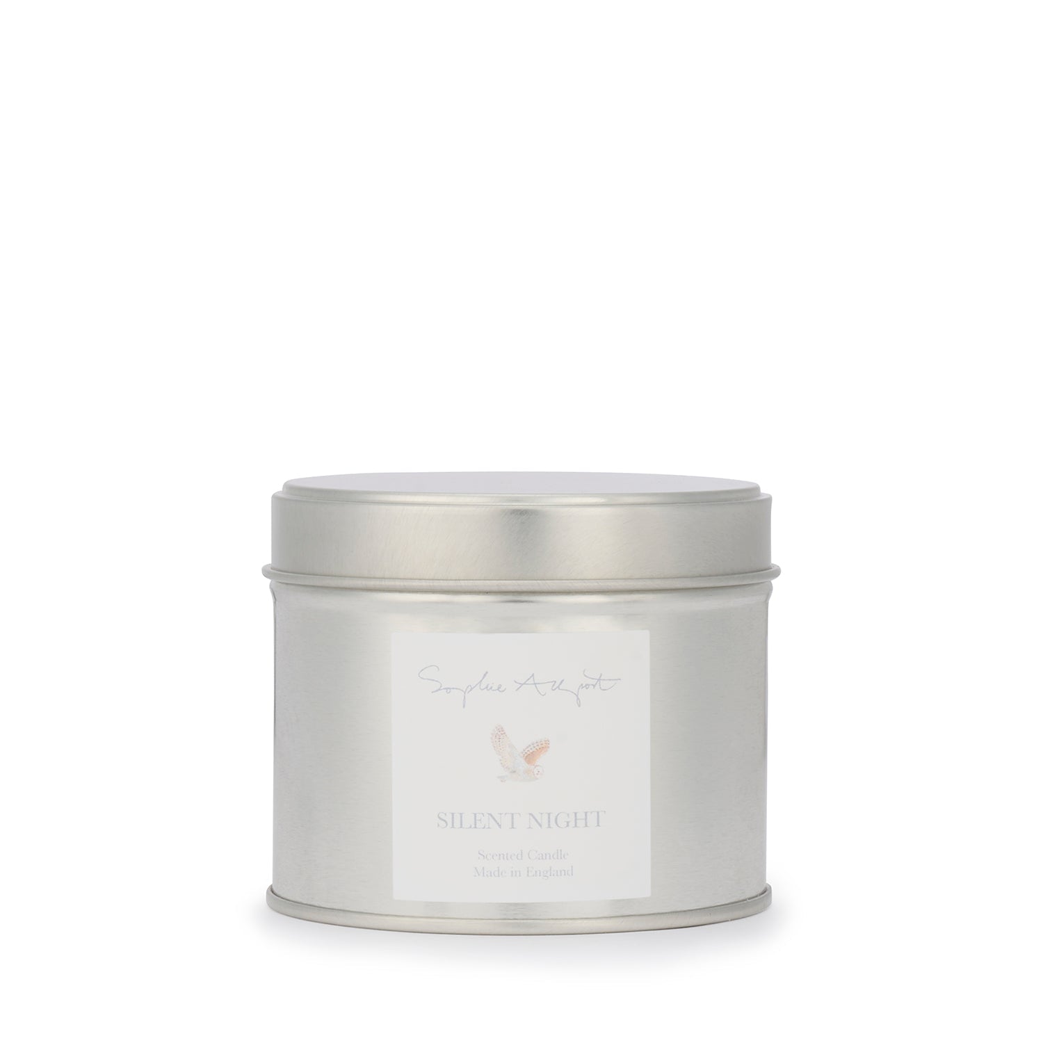 Silent Night Tin Candle by Sophie Allport