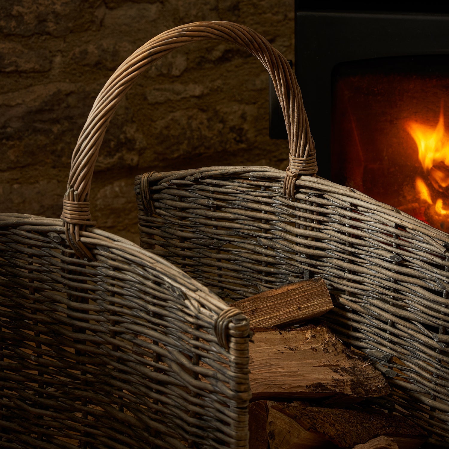 Log Basket by Sophie Allport