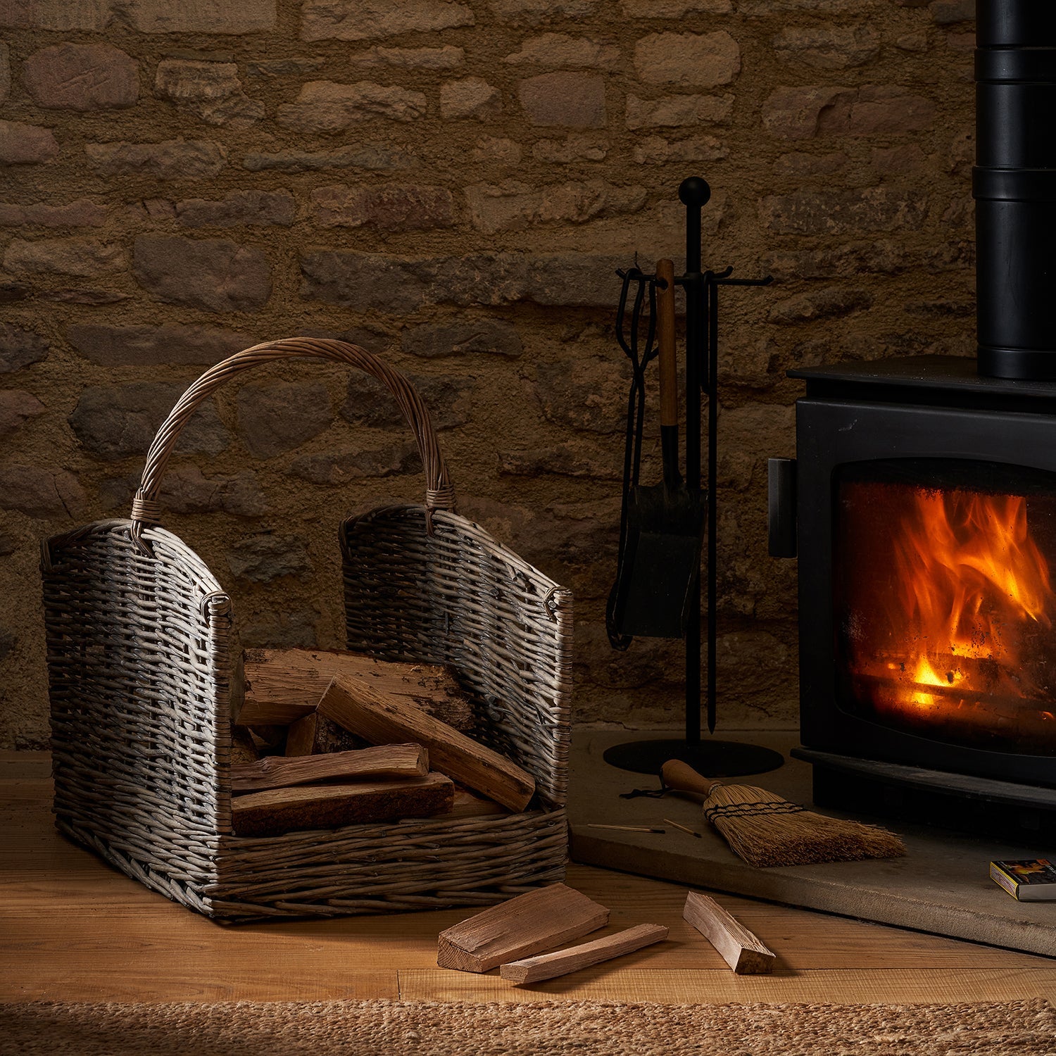 Log Basket by Sophie Allport