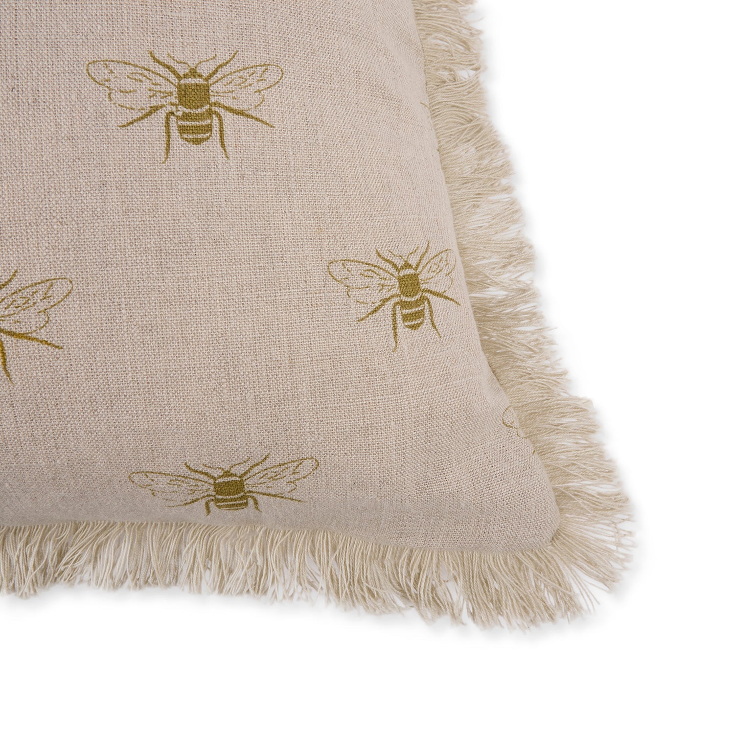 Bees Linen Cushion - Square by Sophie Allport