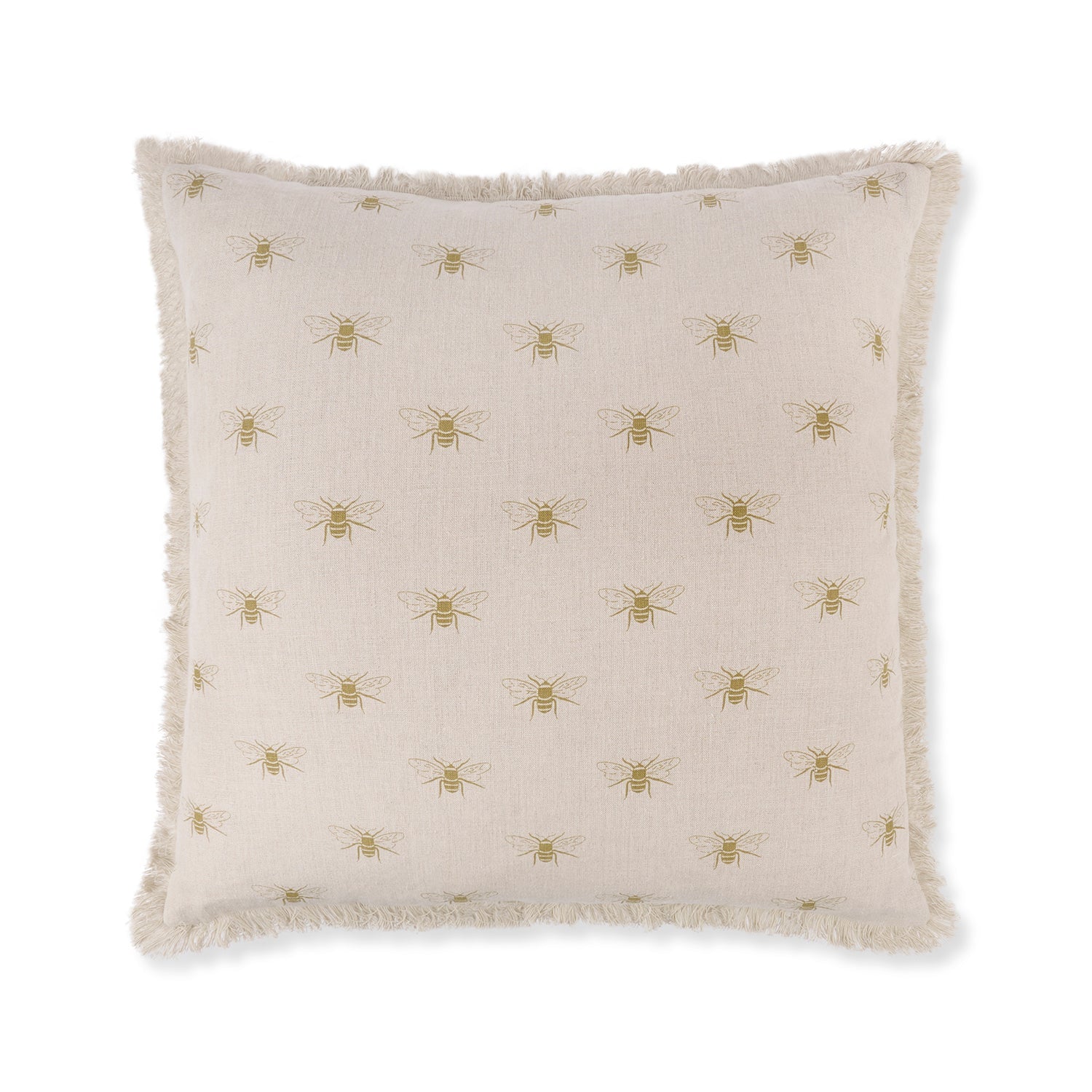 Bees Linen Cushion - Square by Sophie Allport