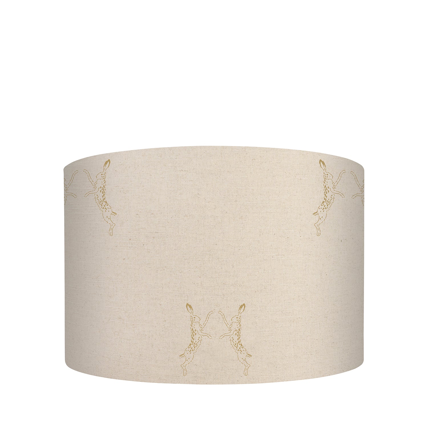 Boxing Hares Dark Stone Linen Blend Lampshade