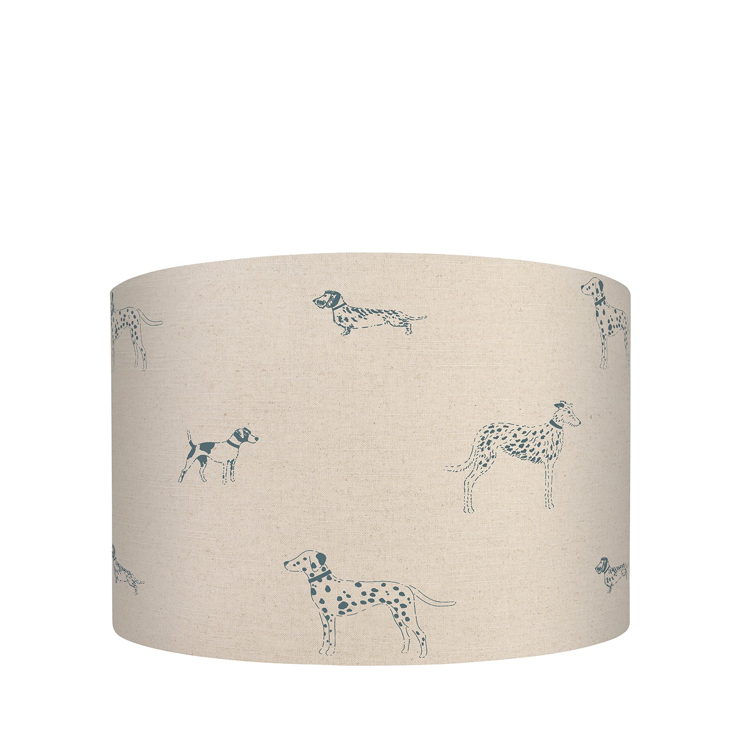 Fetch Teal Linen Blend Lampshade