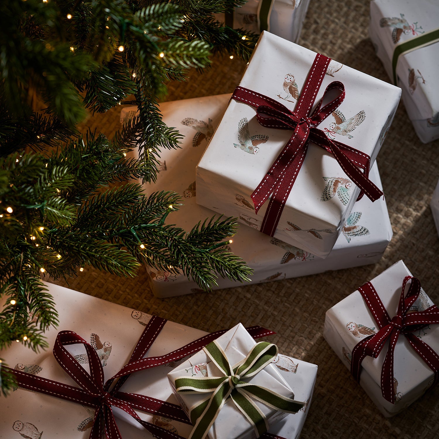 Snowy Owls Wrapping Paper by Sophie Allport