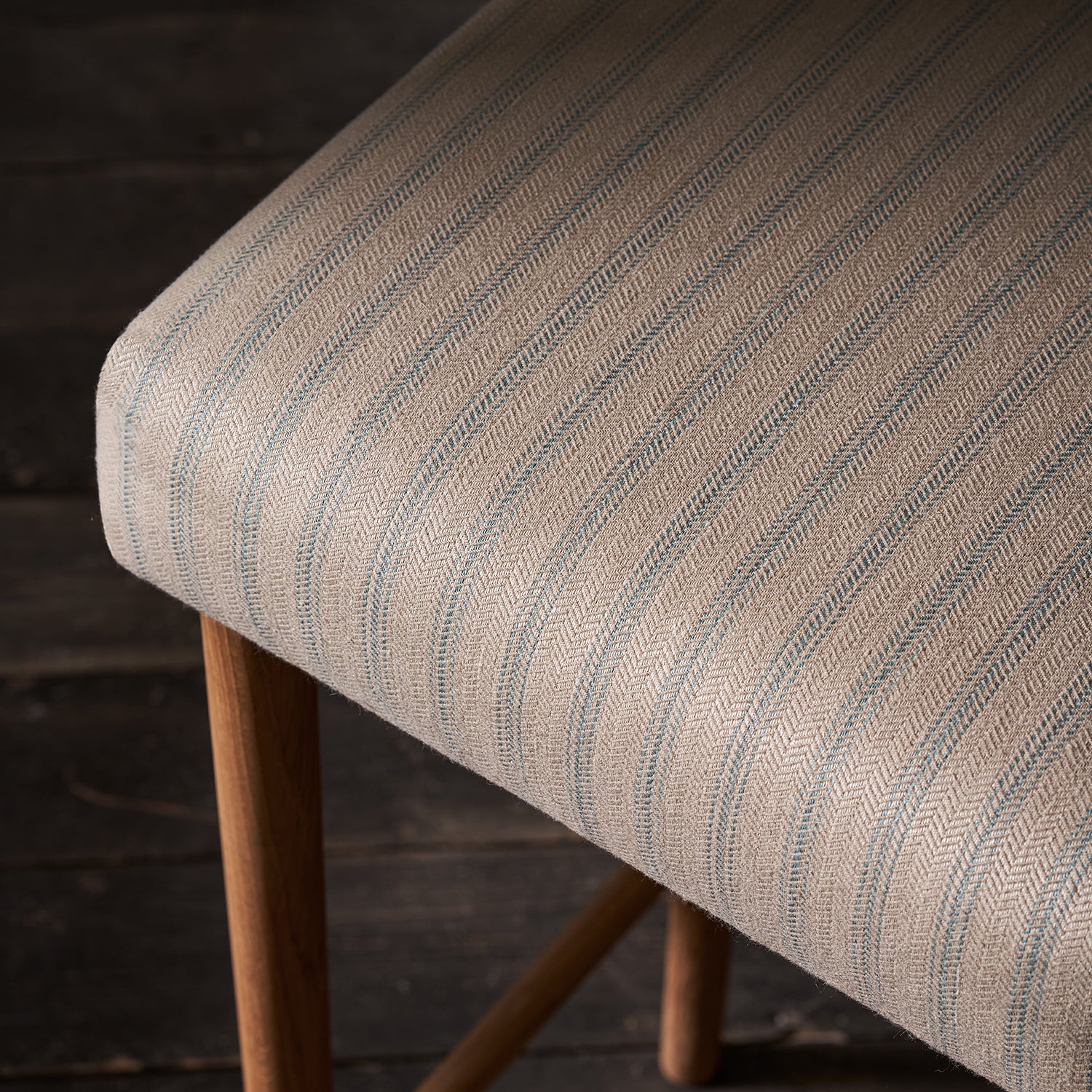 Oakham Bar Stool - Burley Stripe by Sophie Allport