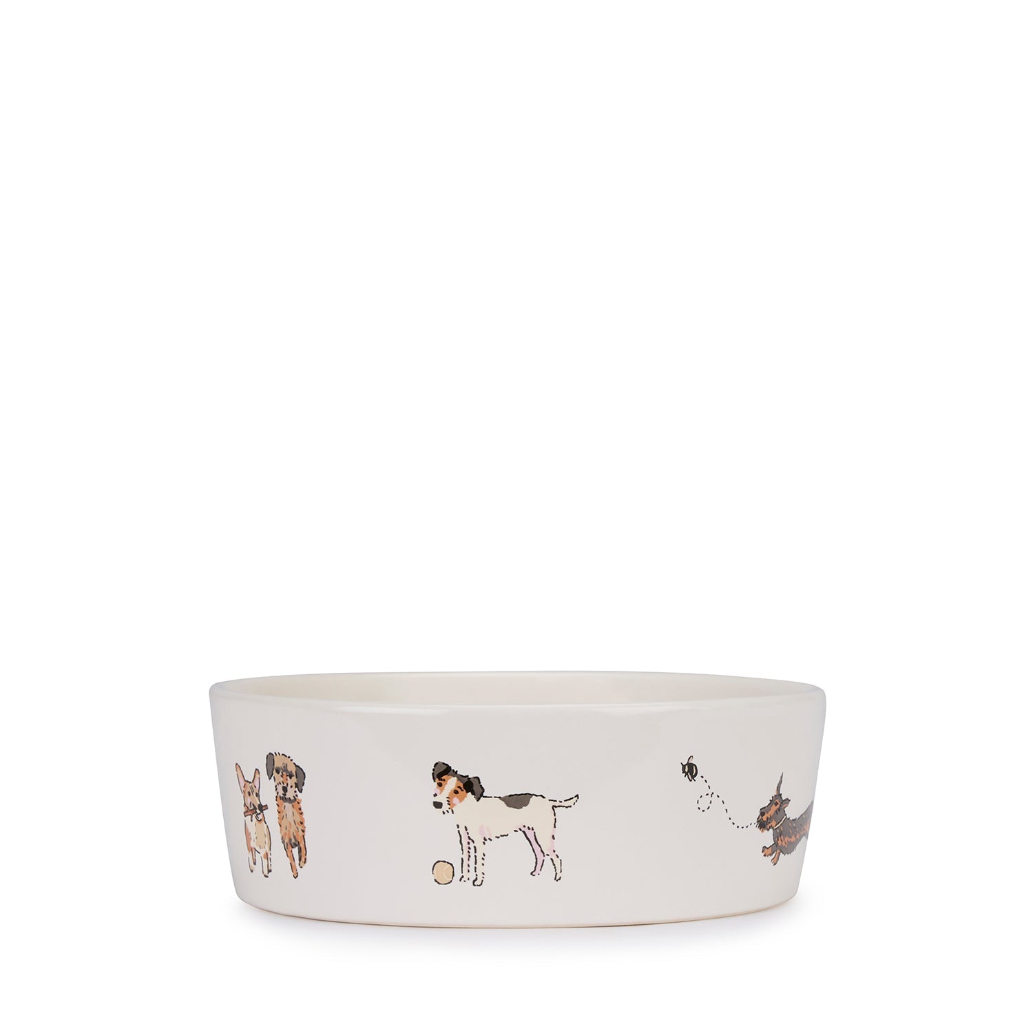 Doggy Daycare Stoneware Dog Bowl by Sophie Allport