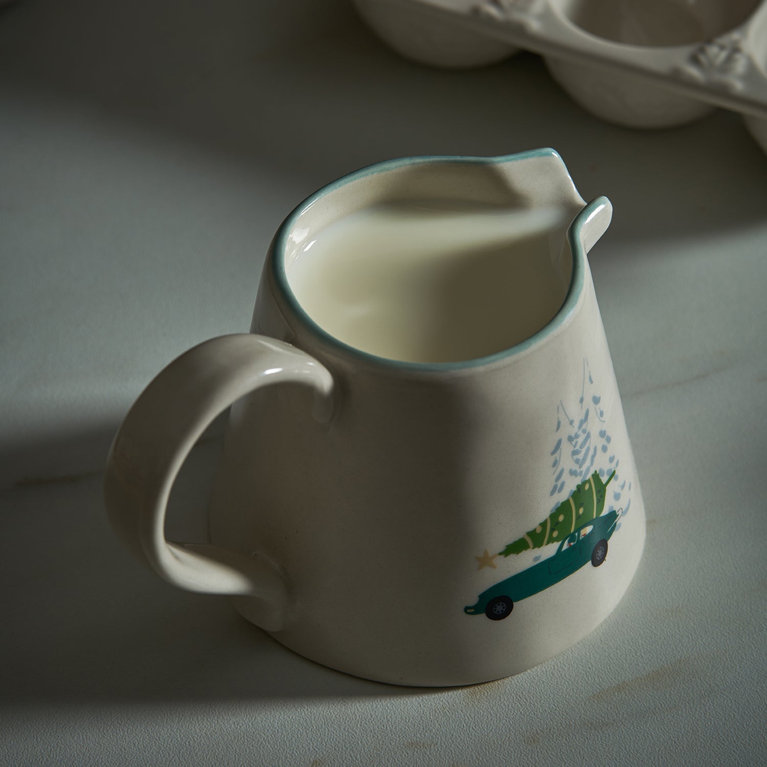 Home for Christmas Mini Stoneware Jug by Sophie Allport