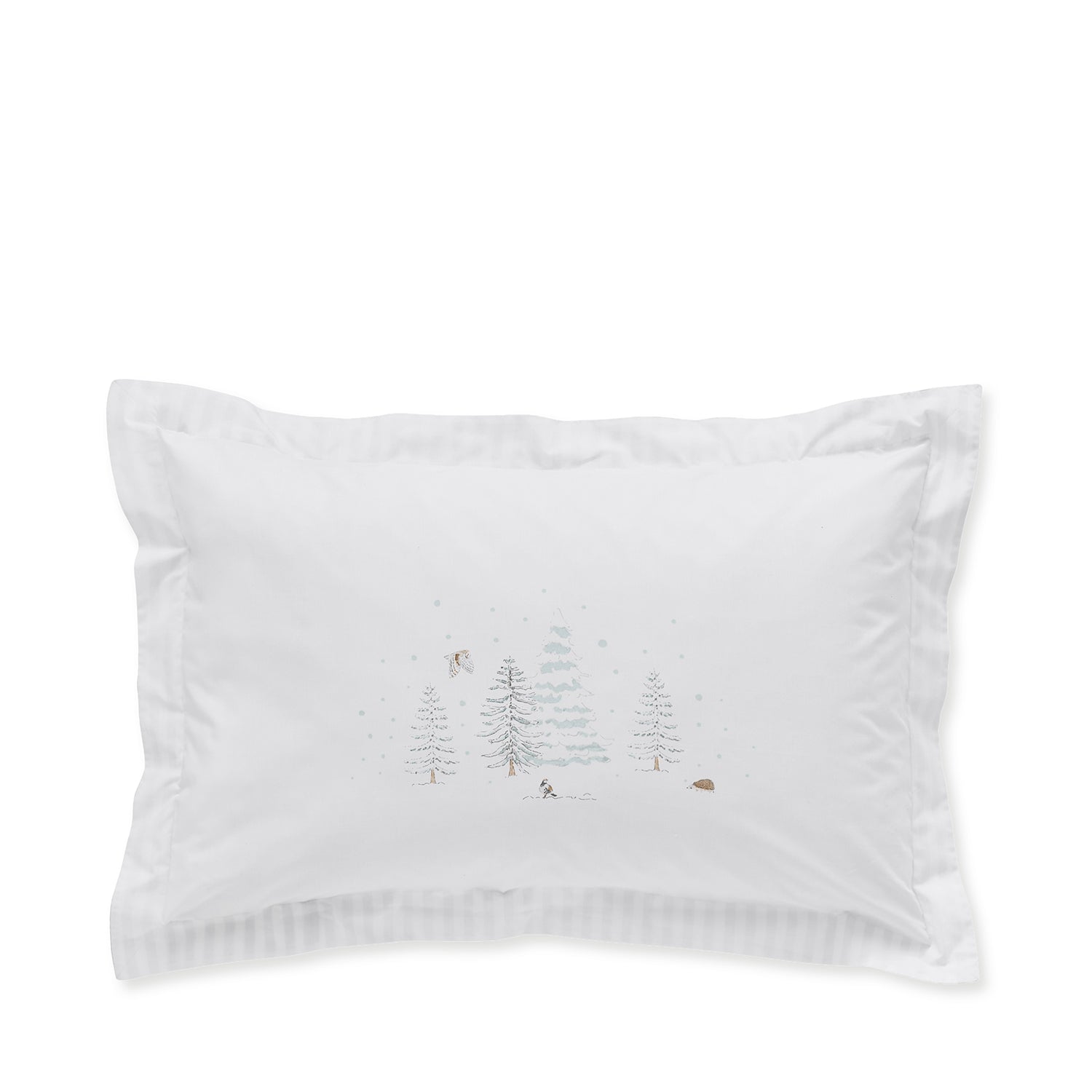 Snowy Cottage Bedding Set Pillowcase by Sophie Allport