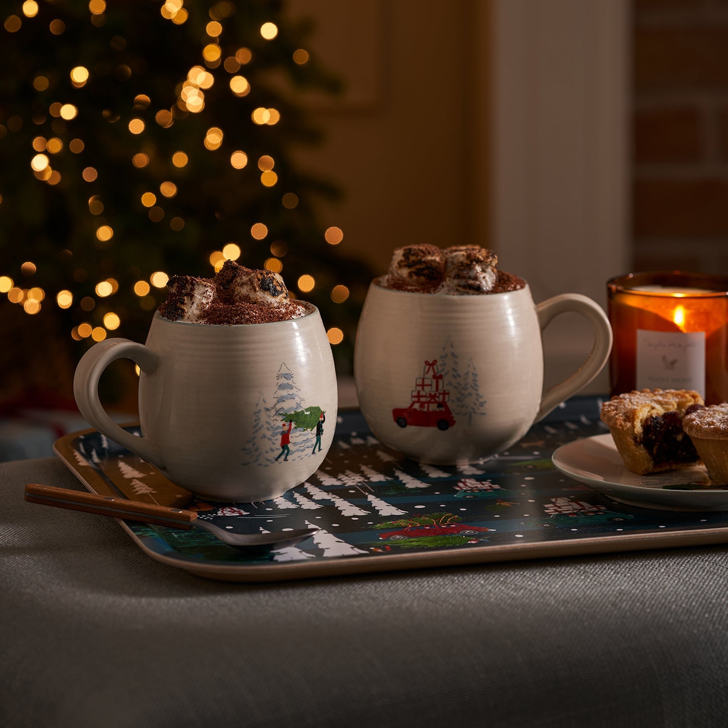 Home for Christmas Stoneware Mug by Sophie Allport