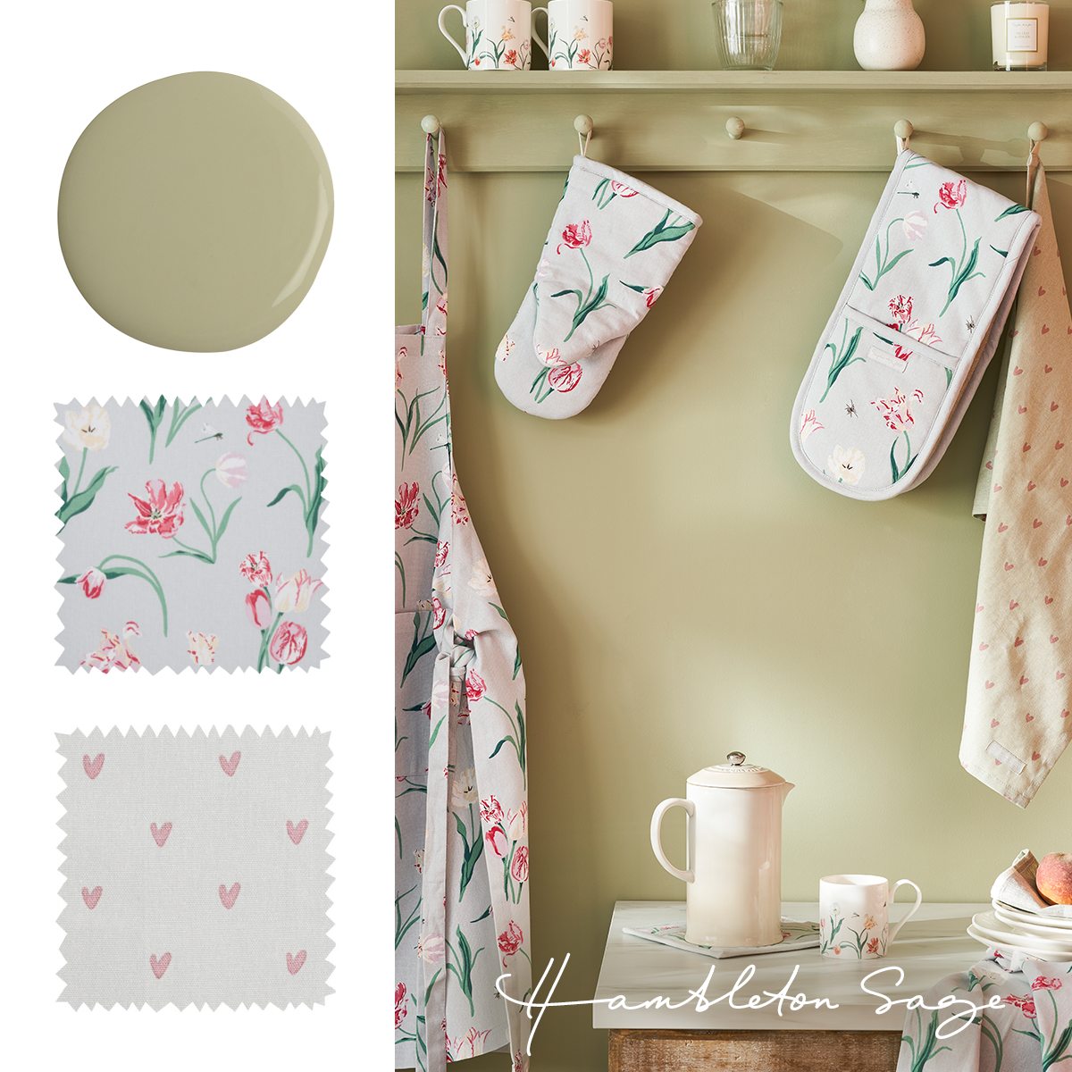 Sage green paint by Sophie Allport moodboard