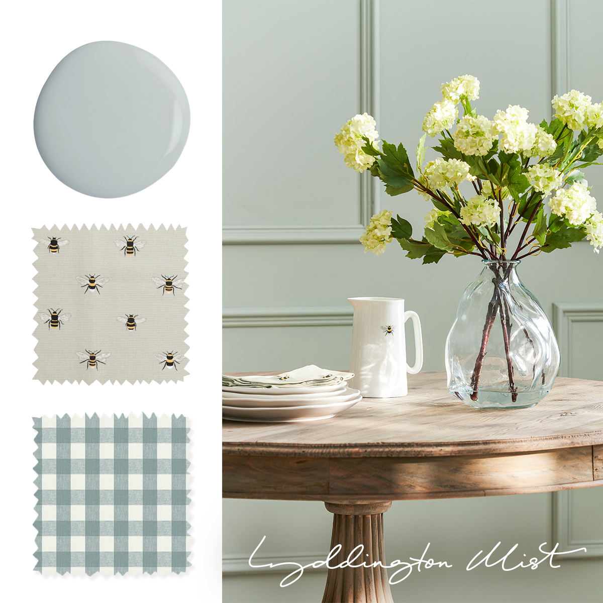 Mint green paint by Sophie Allport moodboard