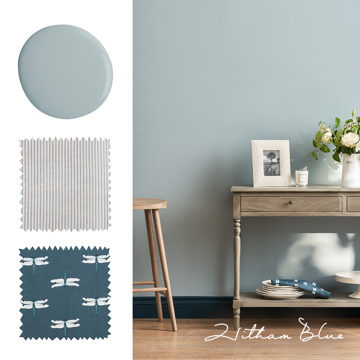 Pale blue paint by Sophie Allport moodboard