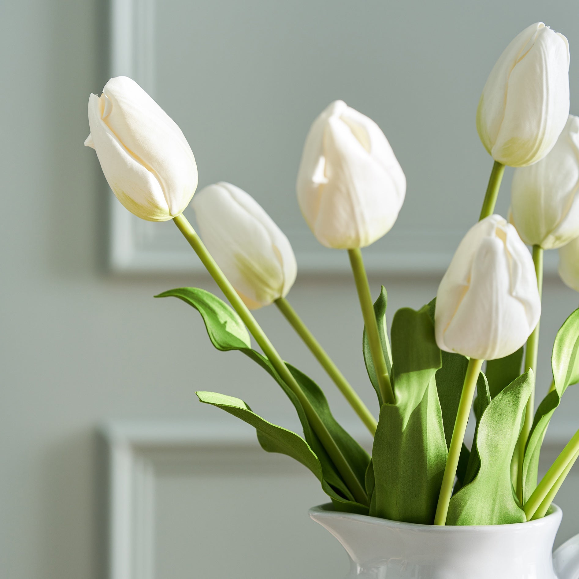 Faux Tulip - White