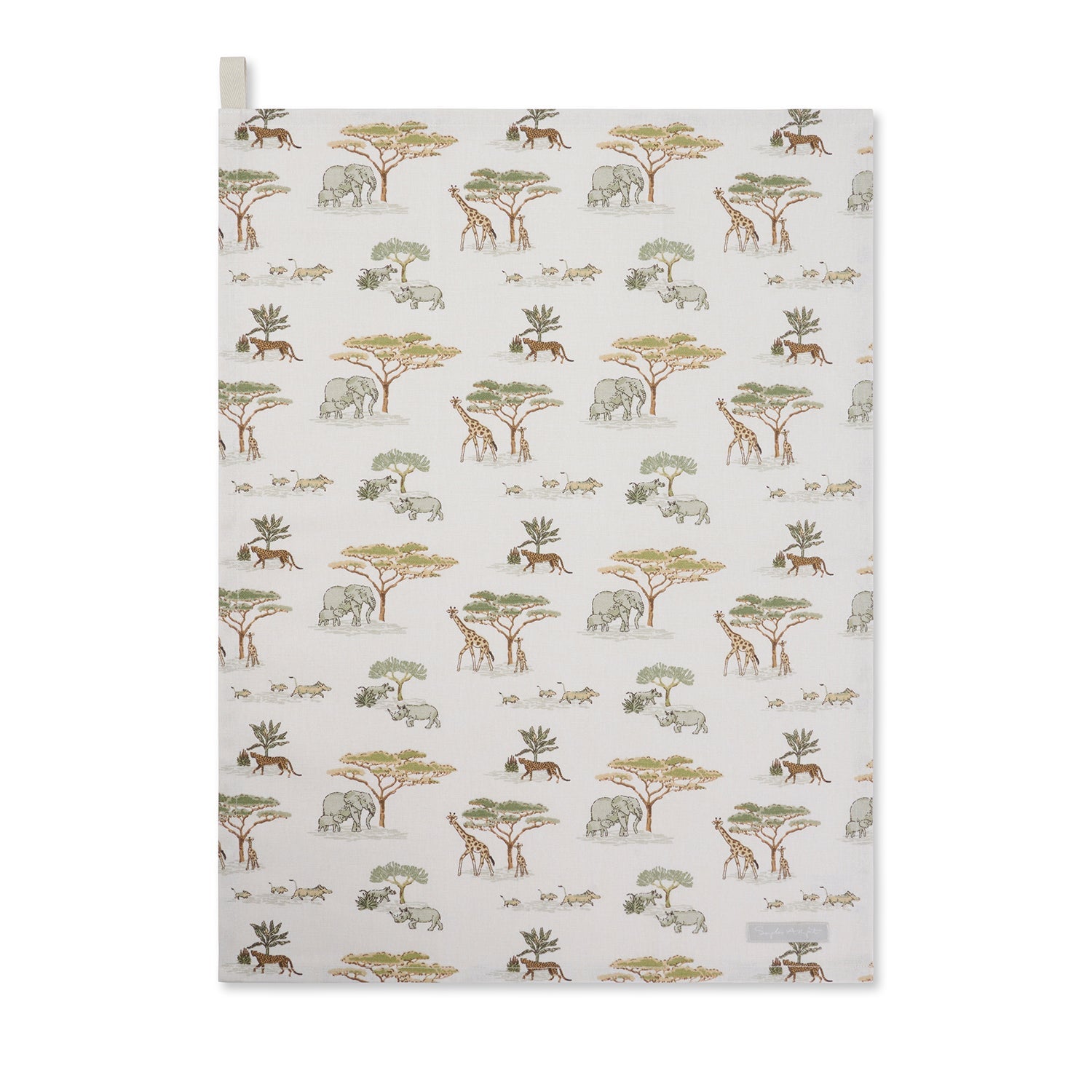 Wild Savannah Tea Towel by Sophie Allport