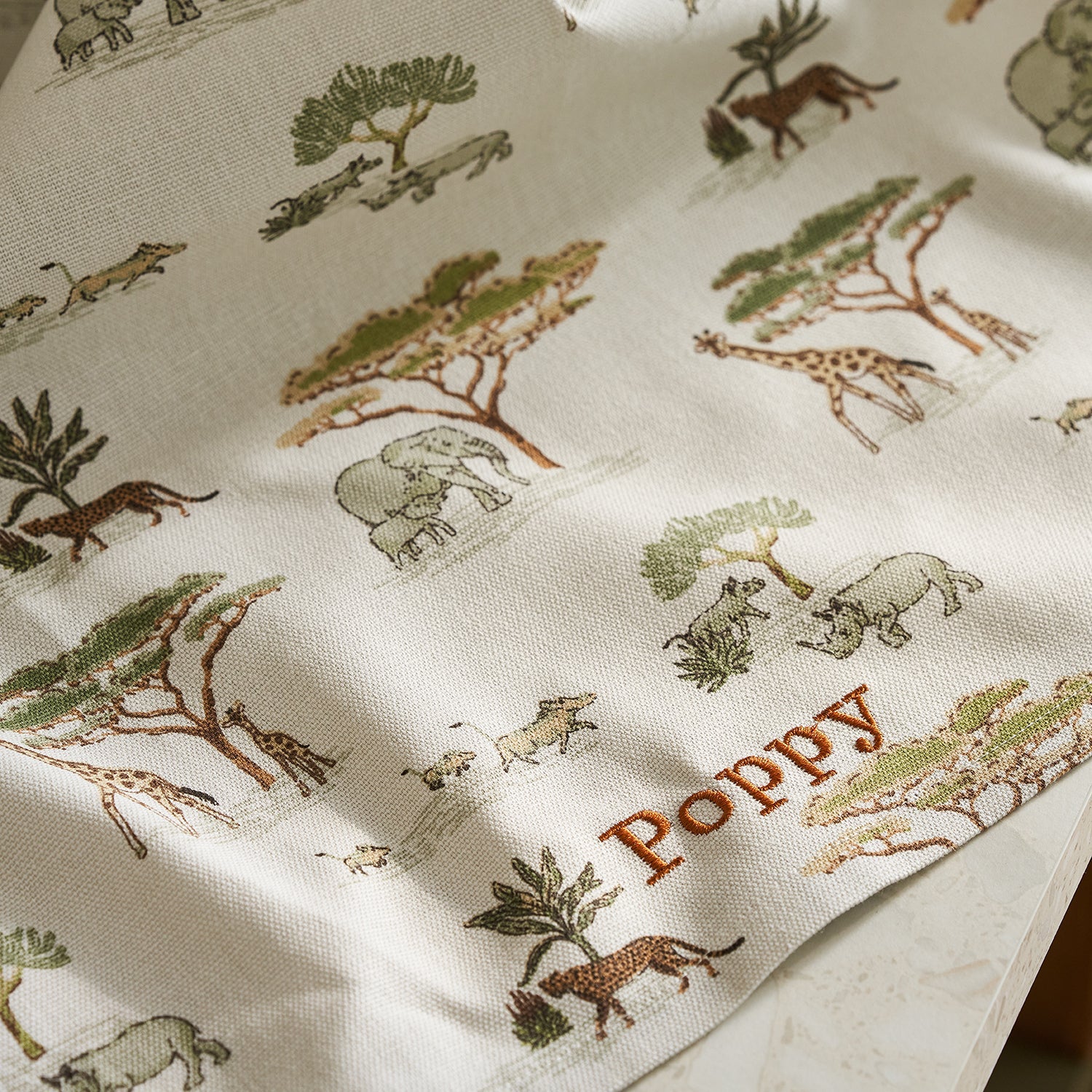 Wild Savannah Tea Towel by Sophie Allport