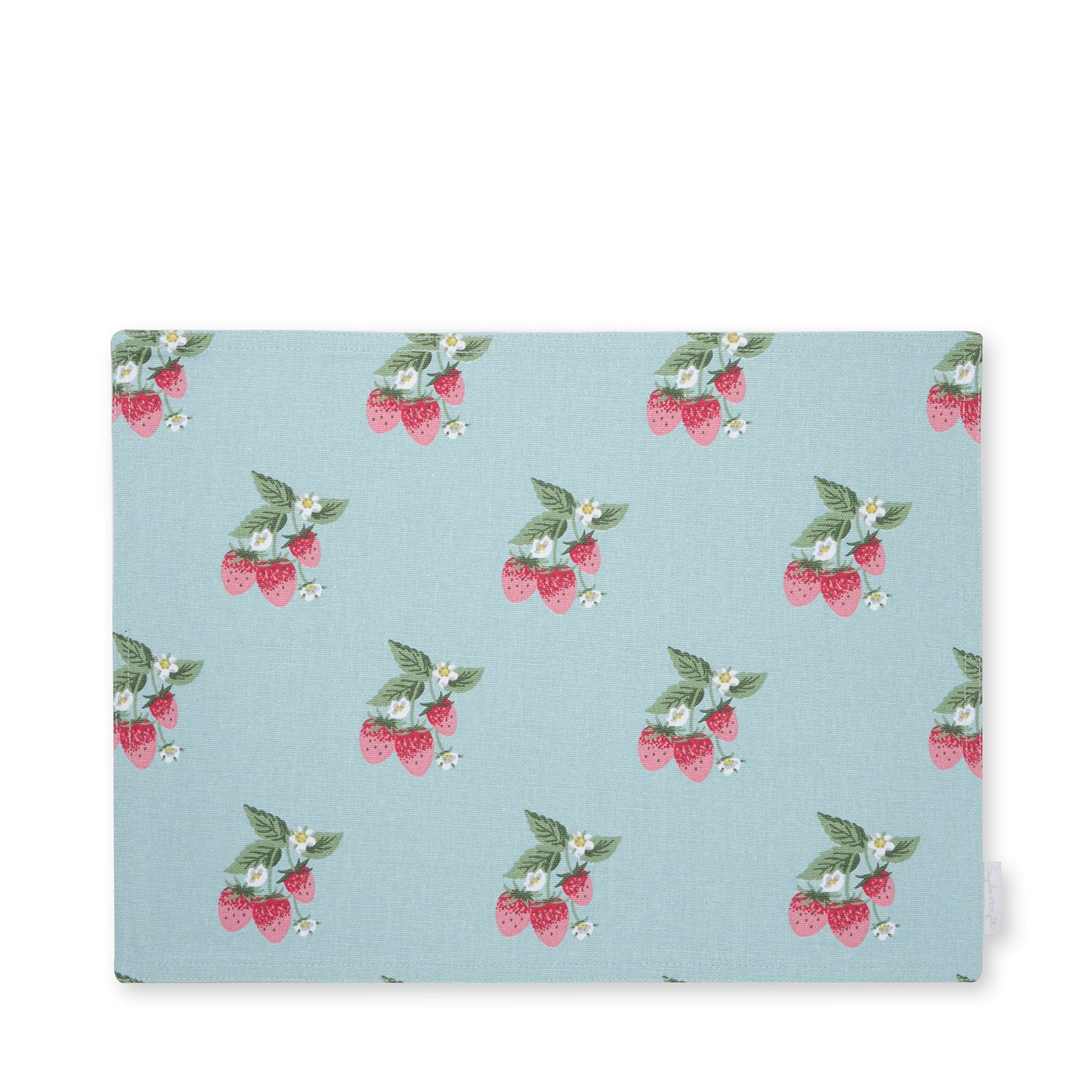 Strawberries Fabric Placemats (Set of 2)