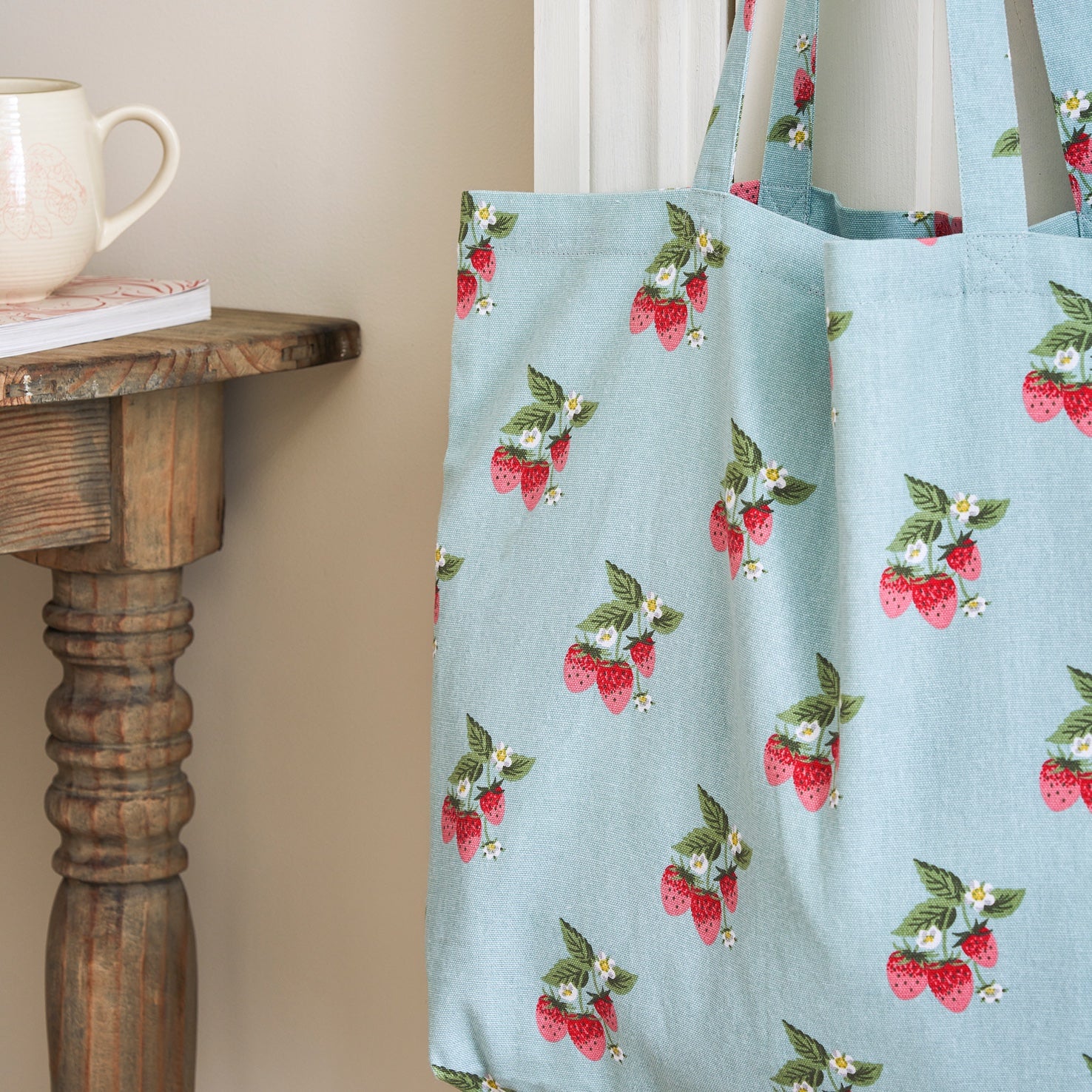 Strawberries Tote Bag