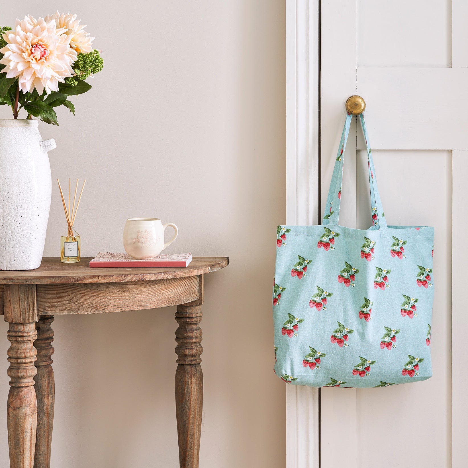 Strawberries Tote Bag by Sophie Allport